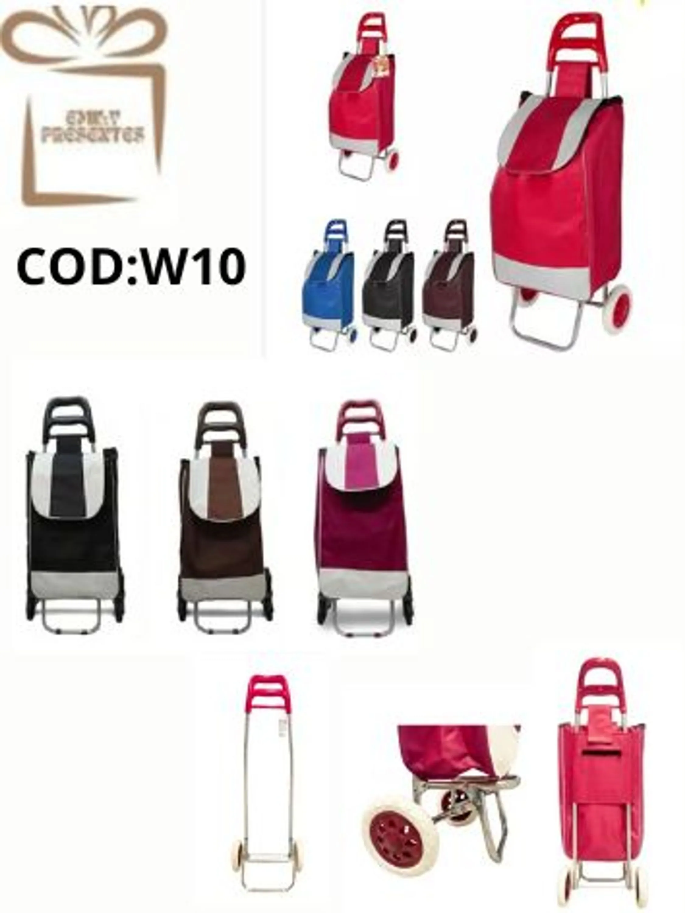 Carrinho de Compra Feira e Mercado-W-10