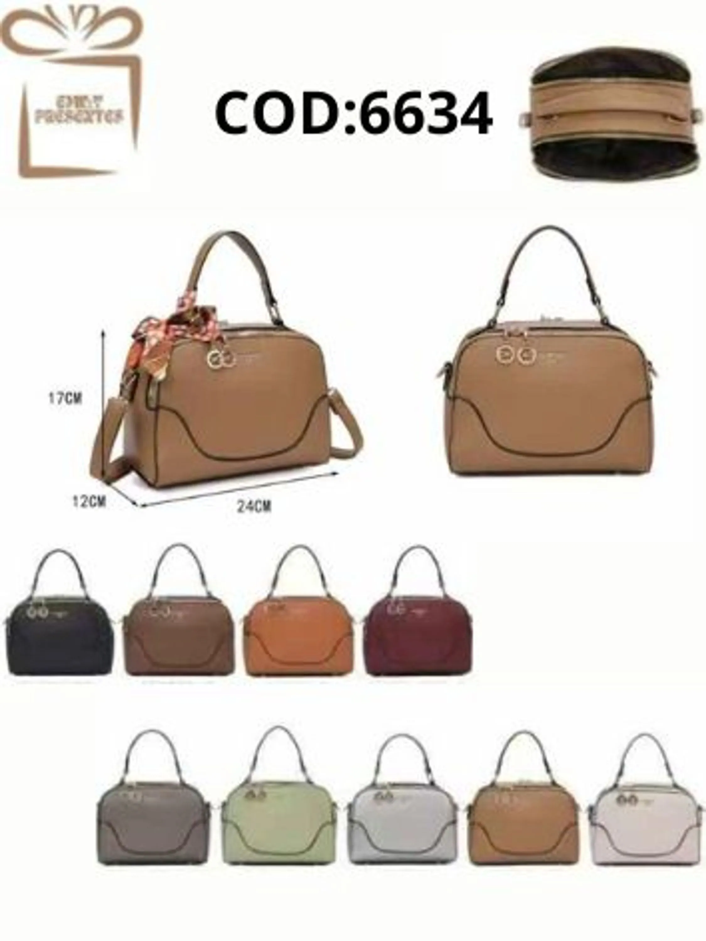 Bolsa Feminina Tiracolo  com Alça Ajustável-6634
