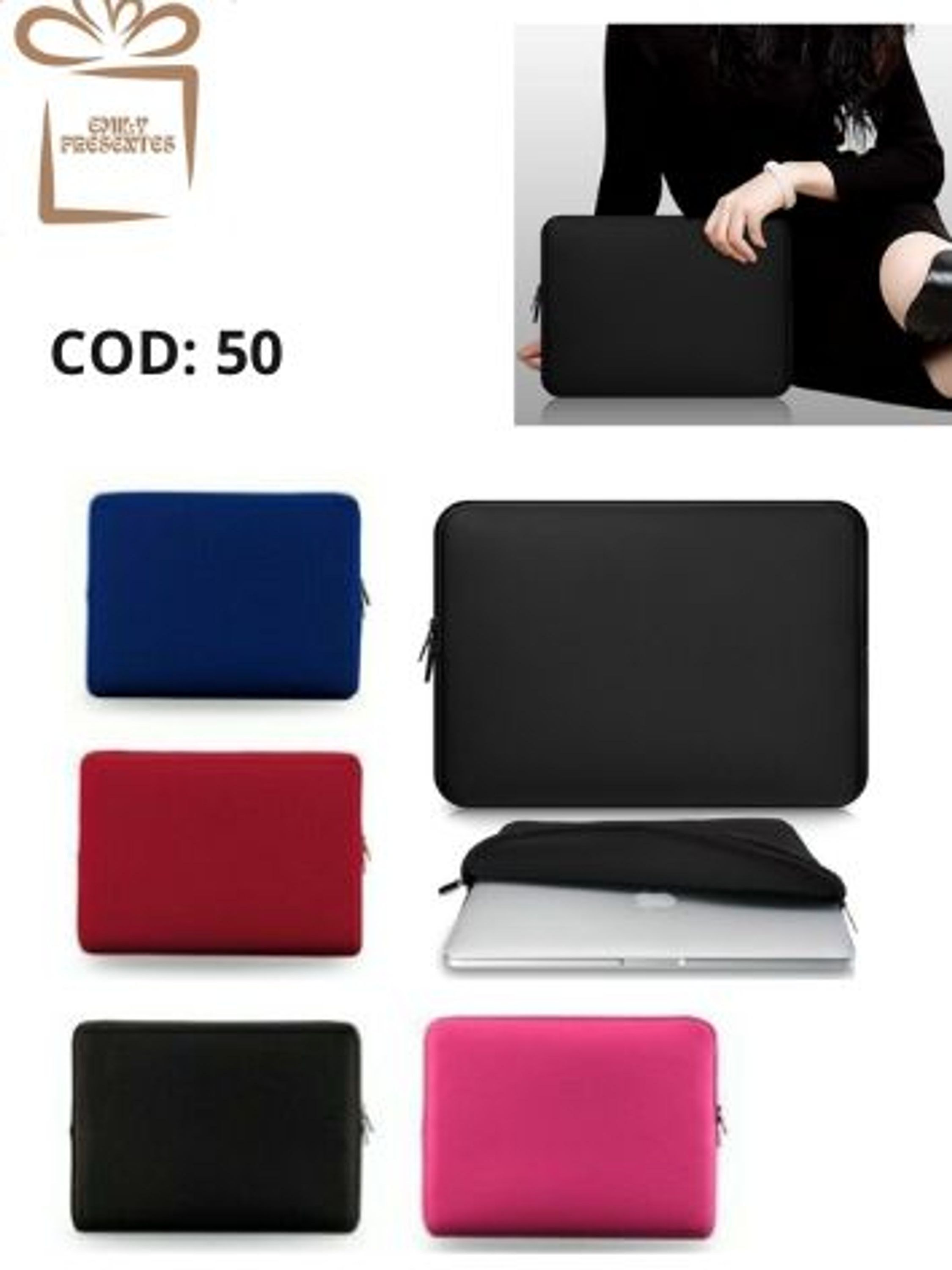 Capa Case Pasta Maleta Notebook Neoprene 15,6" - 50