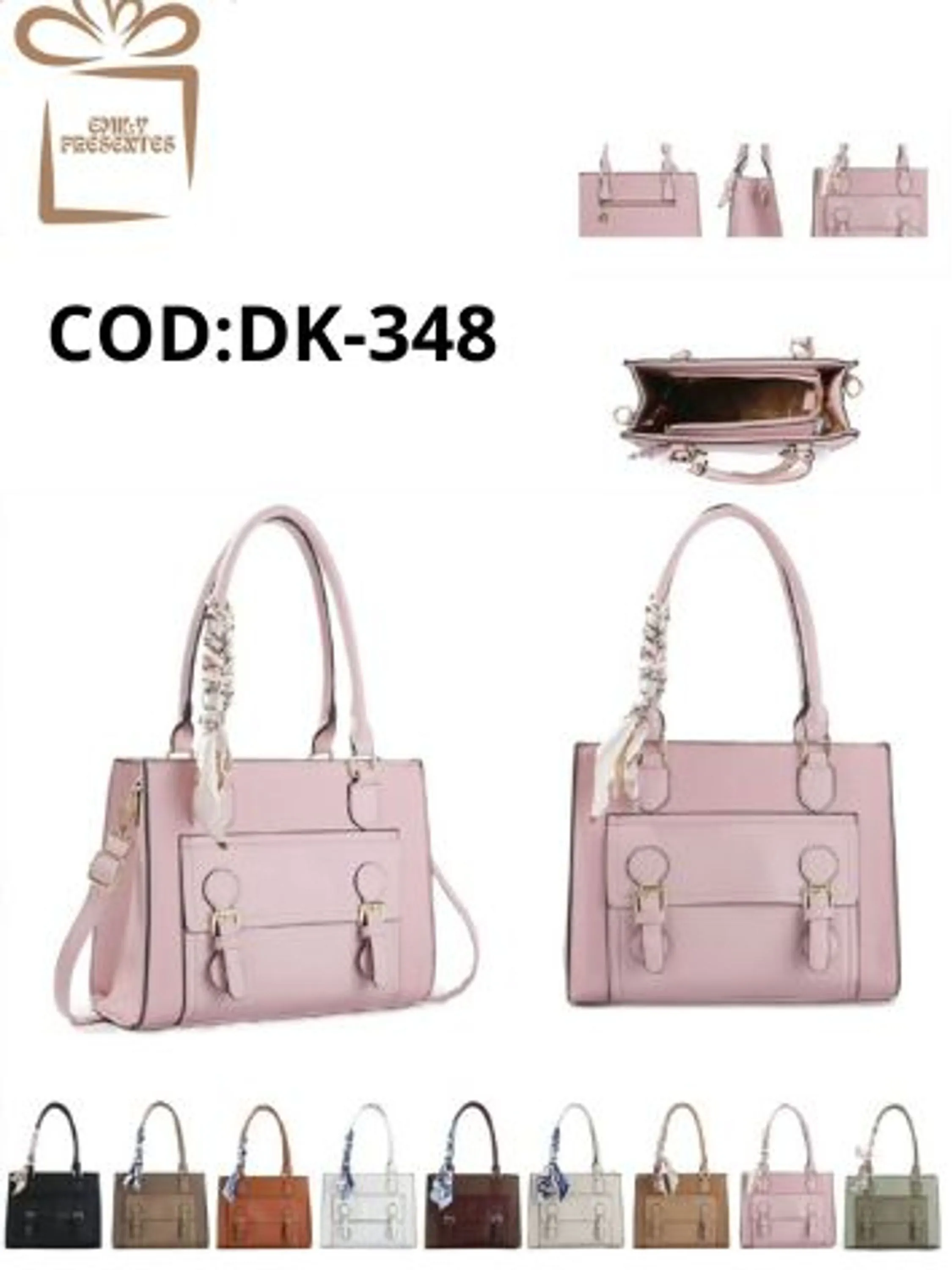 Bolsa Grande Couro PU-DK 348