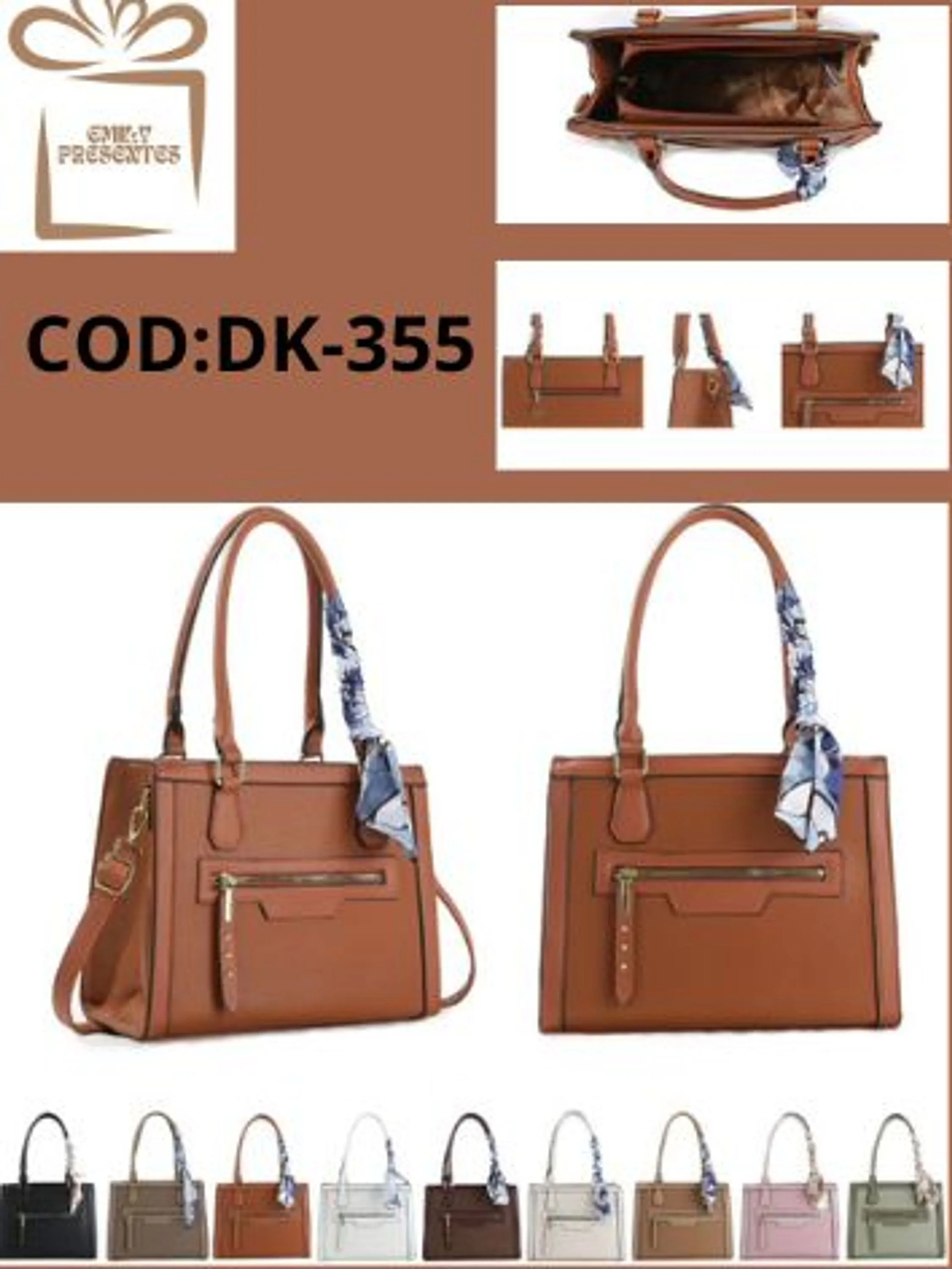 Bolsa Feminina Grande Couro PU-DK/355