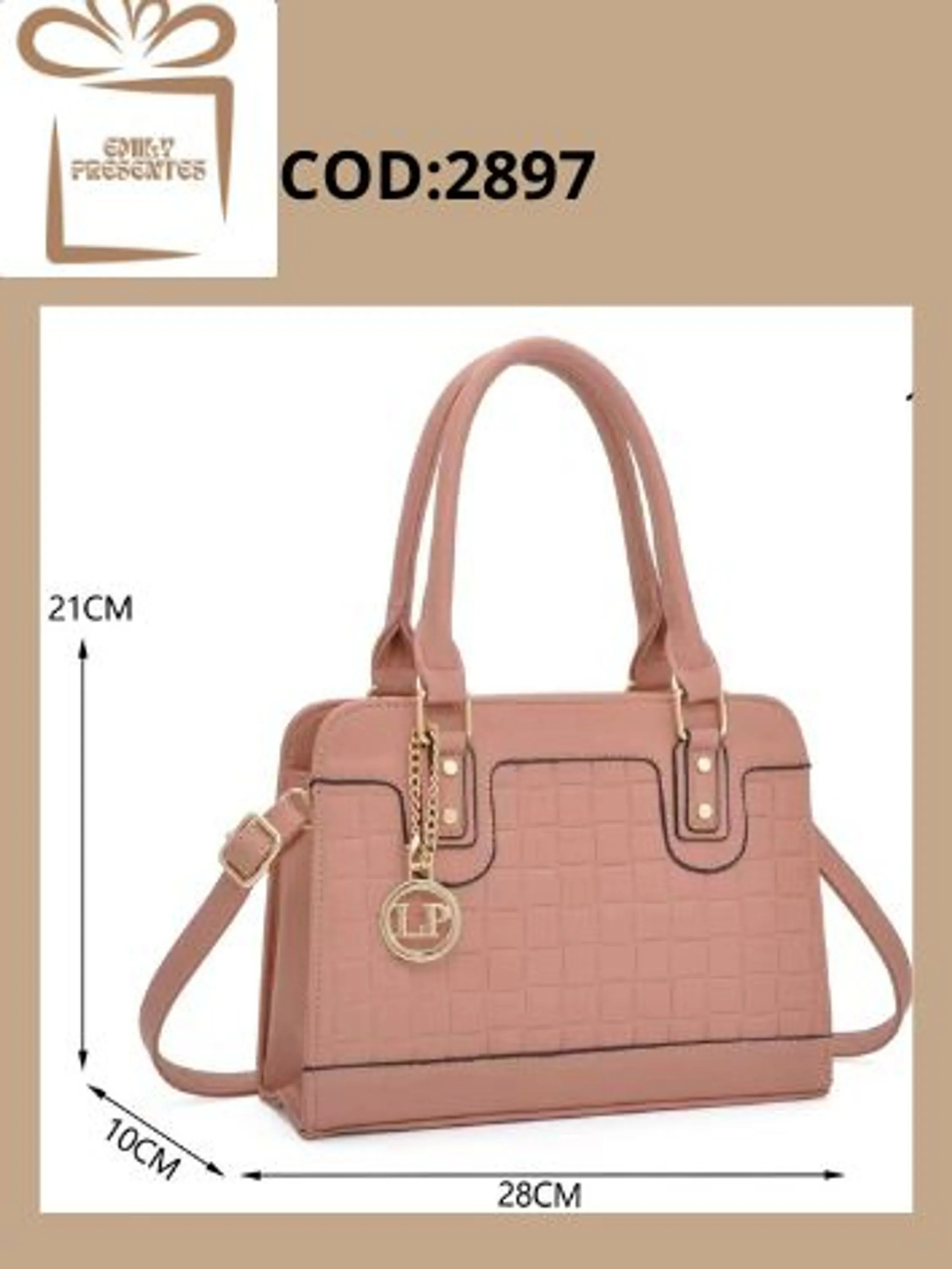 Bolsa Feminina Casual Quadrada-2897