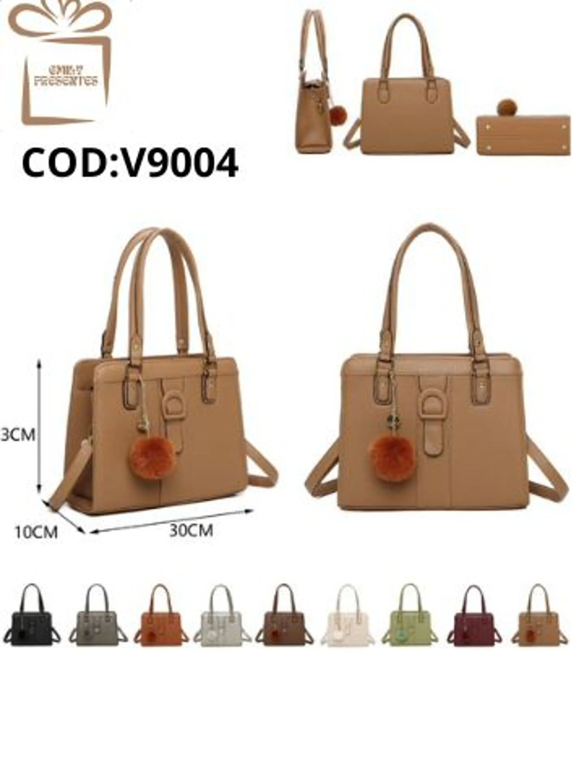 Bolsa Feminina Couro PU-V9004