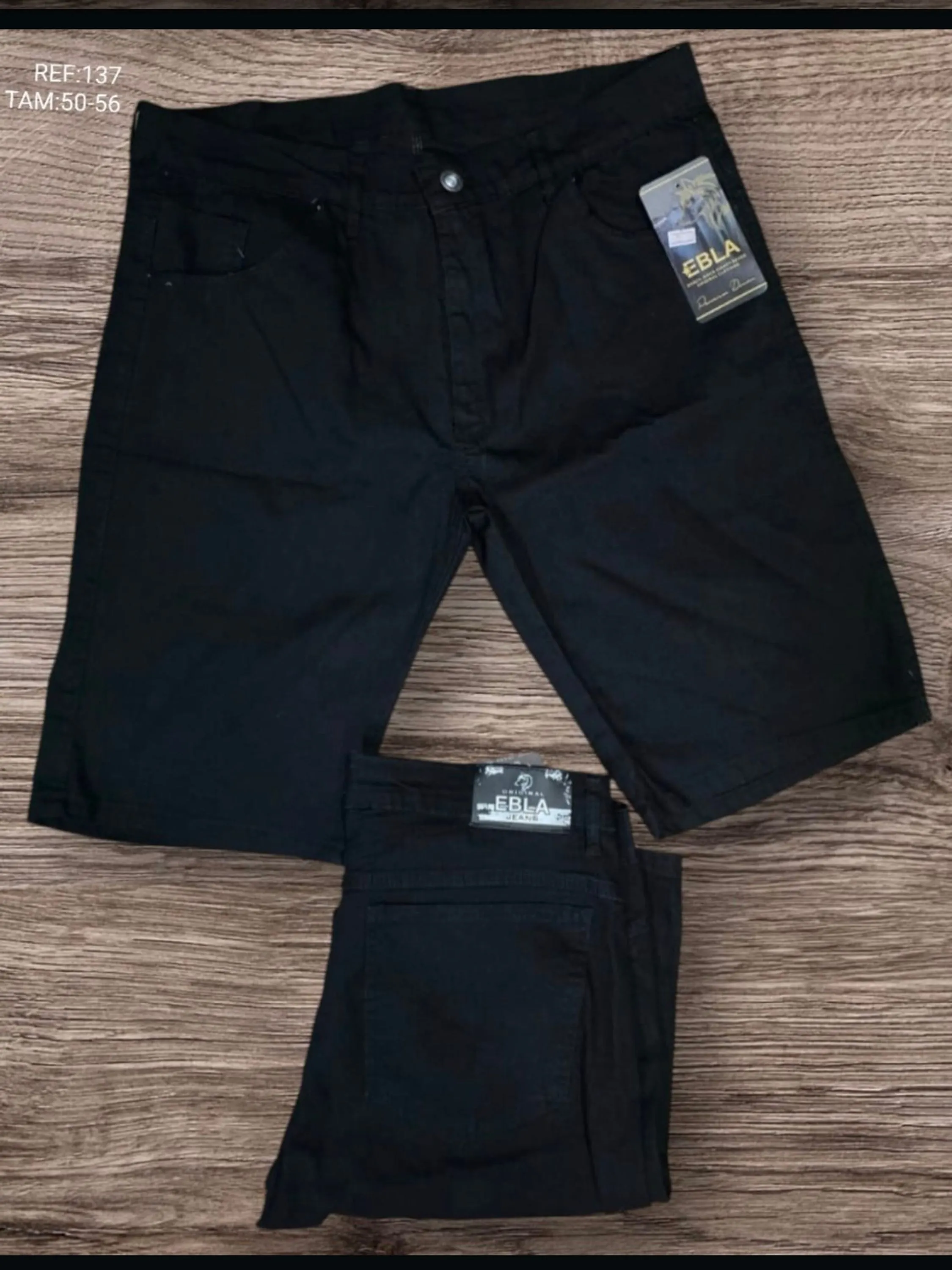 🔵BERMUDA MASCULINA PLUS SIZE JEANS PREMIUM🩳