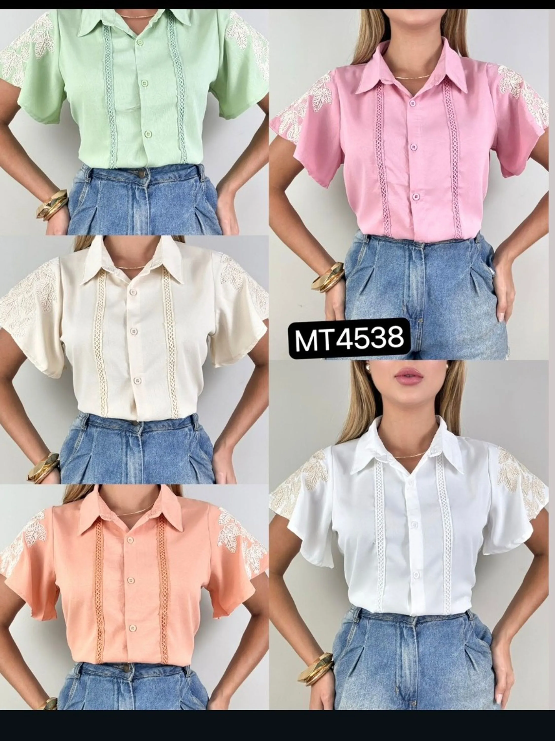 Blusa manga curta MF4538
