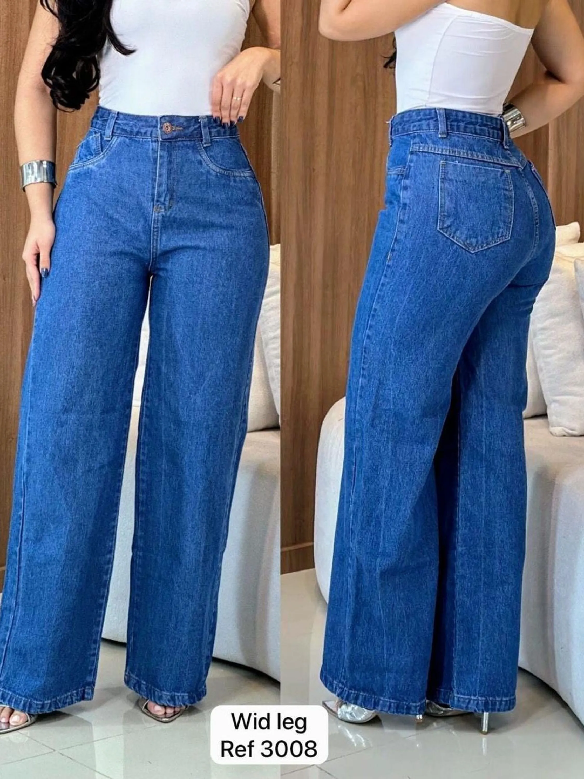 Calça jeans wid led