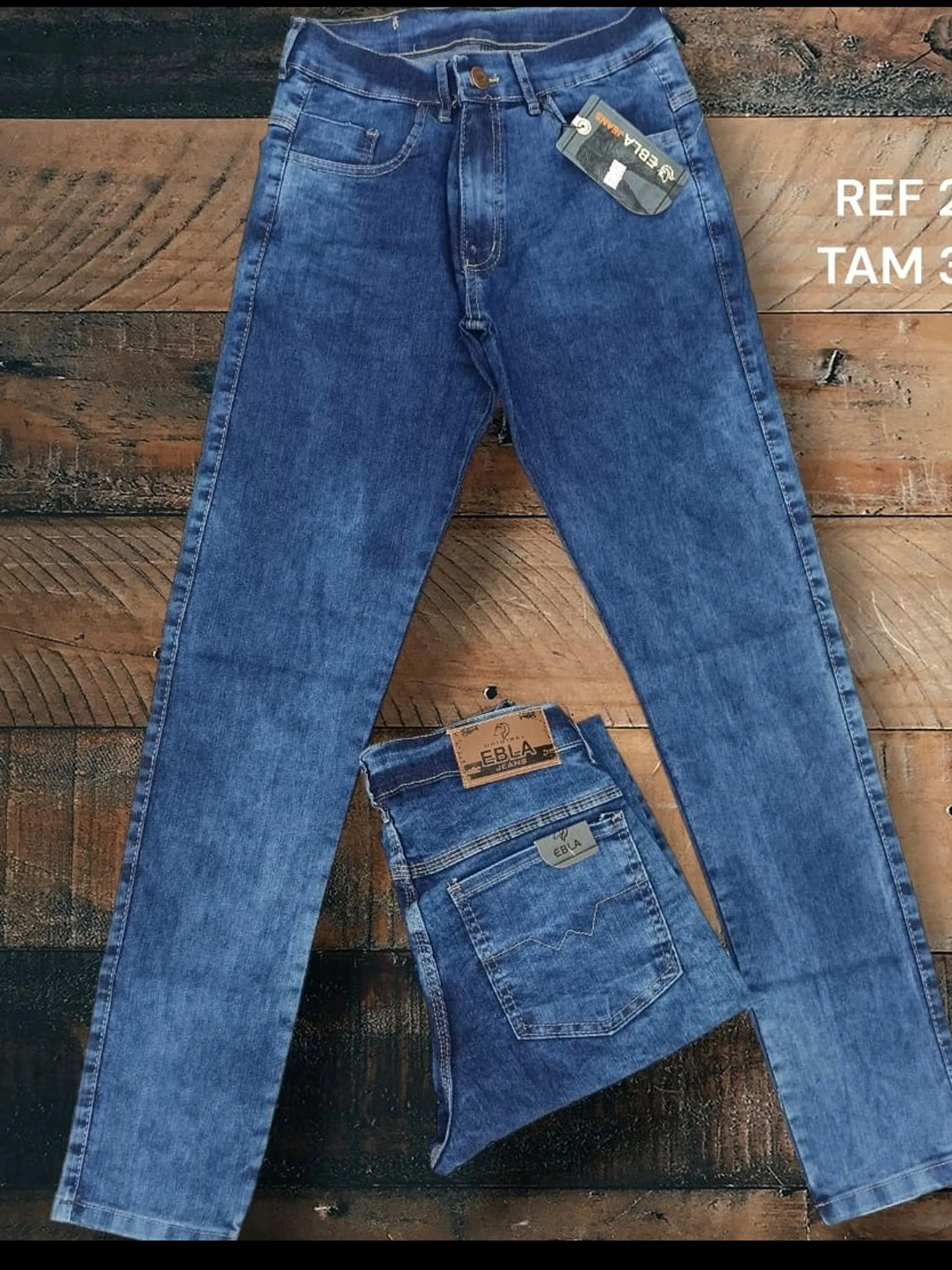 🔵CALÇA MASCULINA SLIM JEANS PLUS SIZE🔵