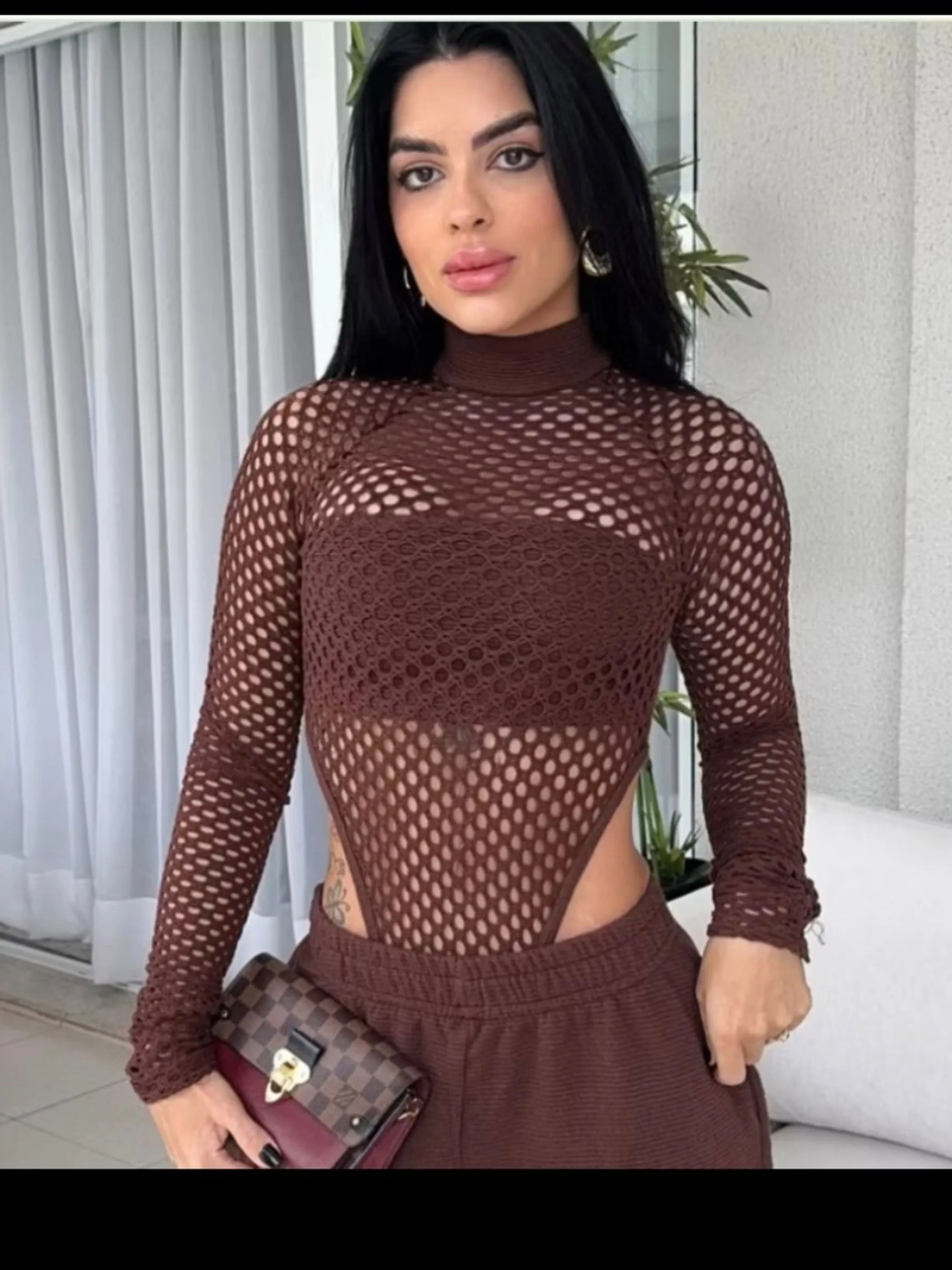 BODY ARRASTÃO FEMININO MANGA TENDENCIA