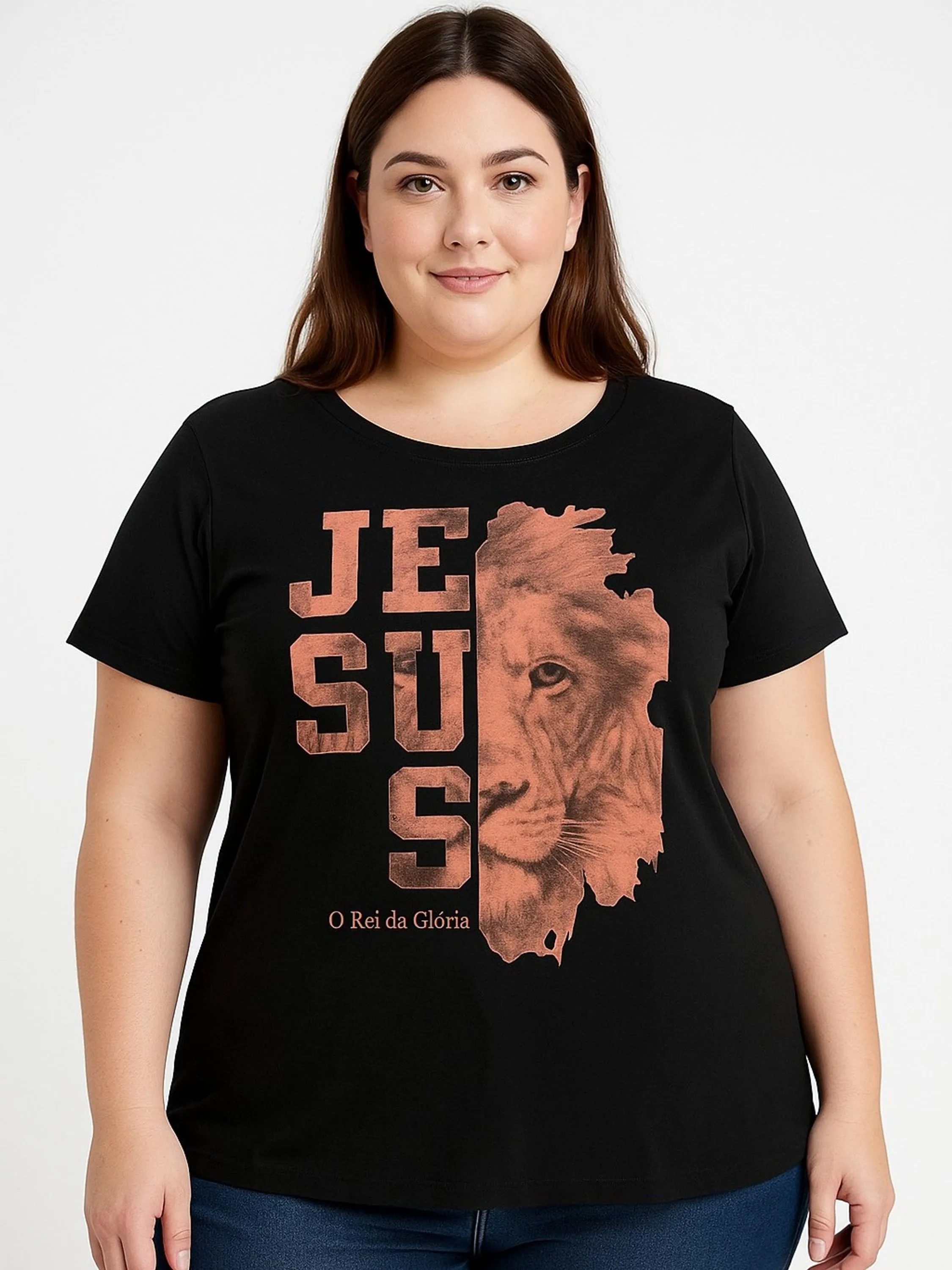 T-shirt evangélica plus