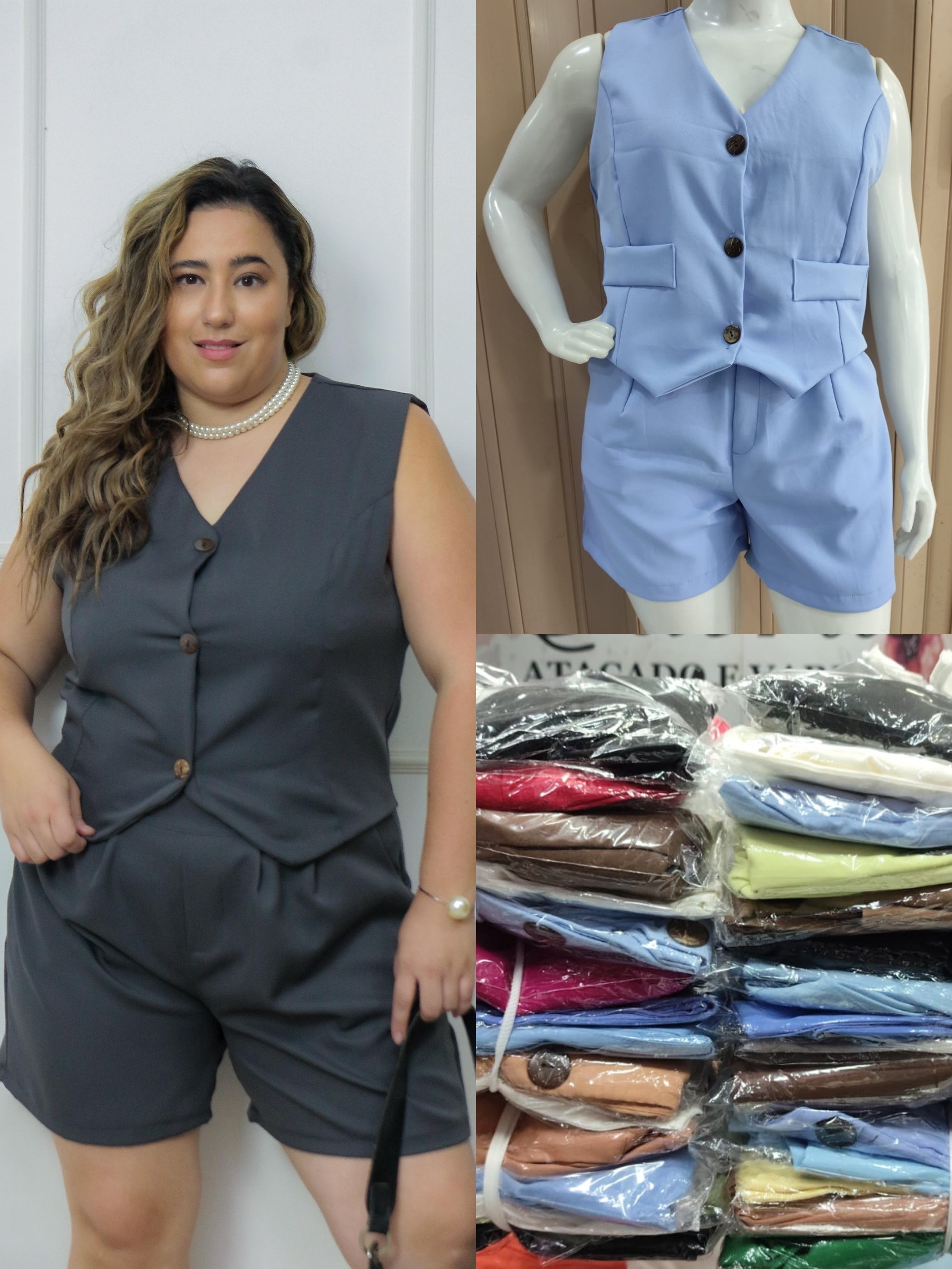 Conjunto alfaiataria plus