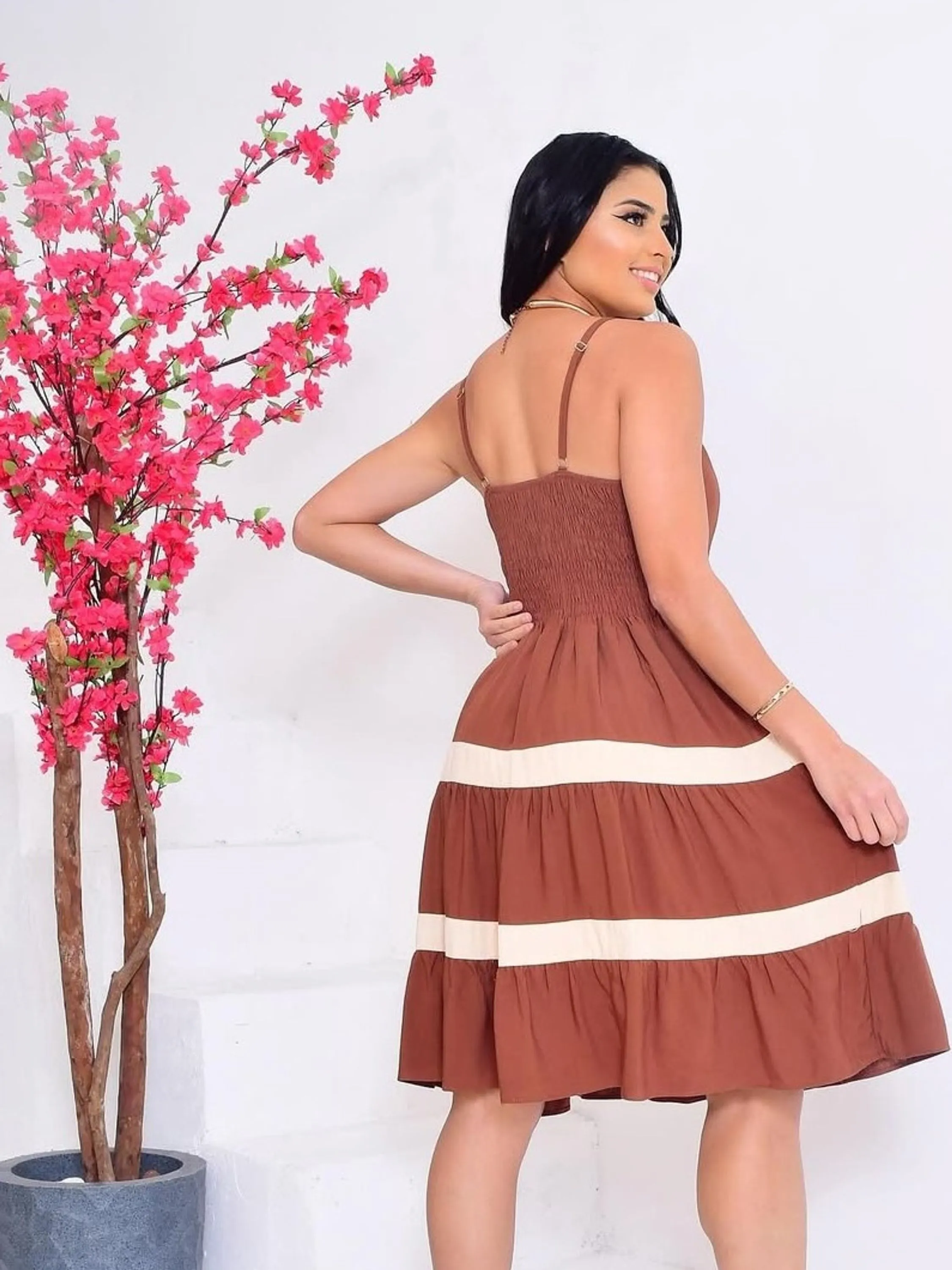 Vestido viscolinho  curto