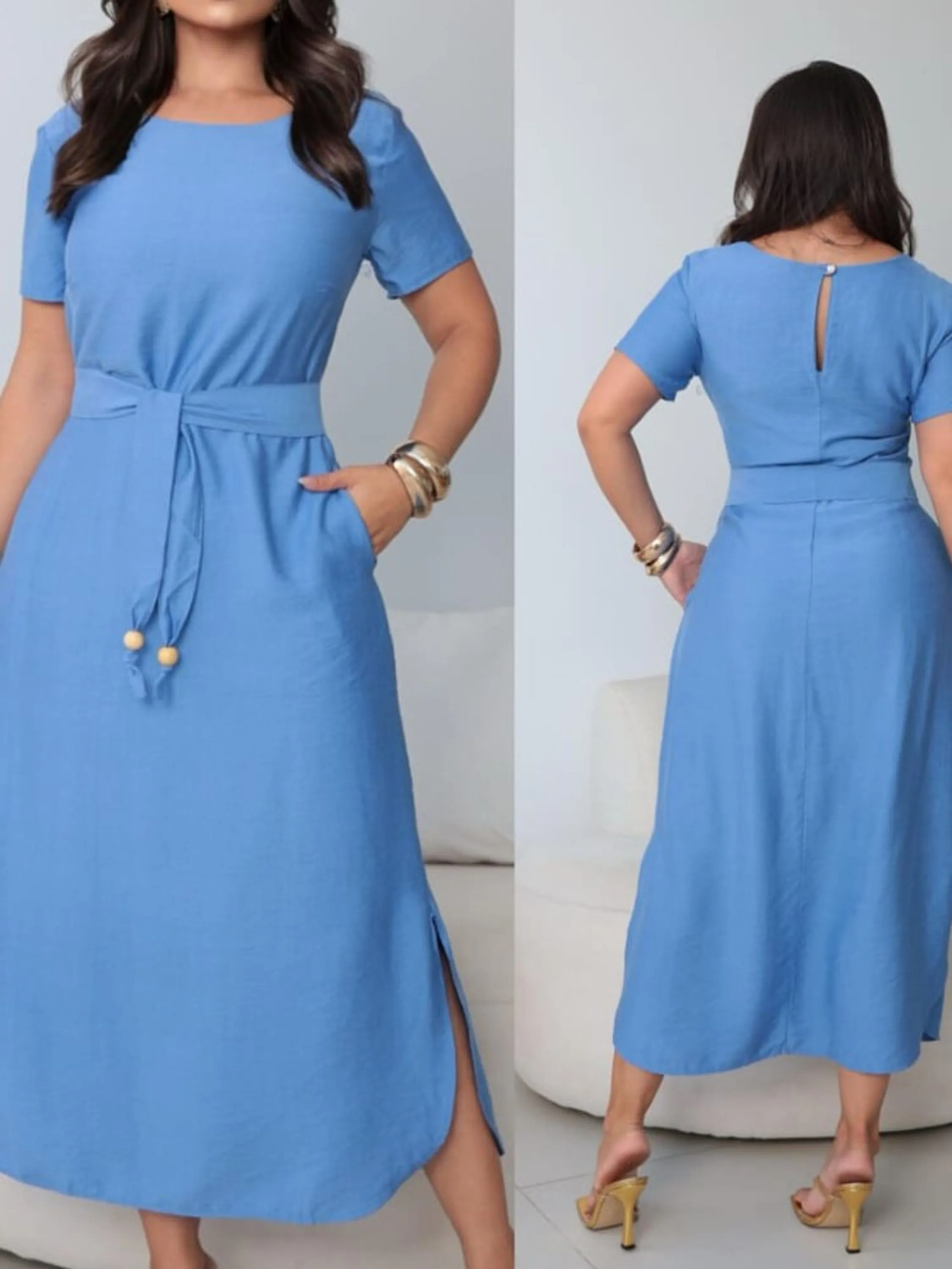 Vestido  viscomida