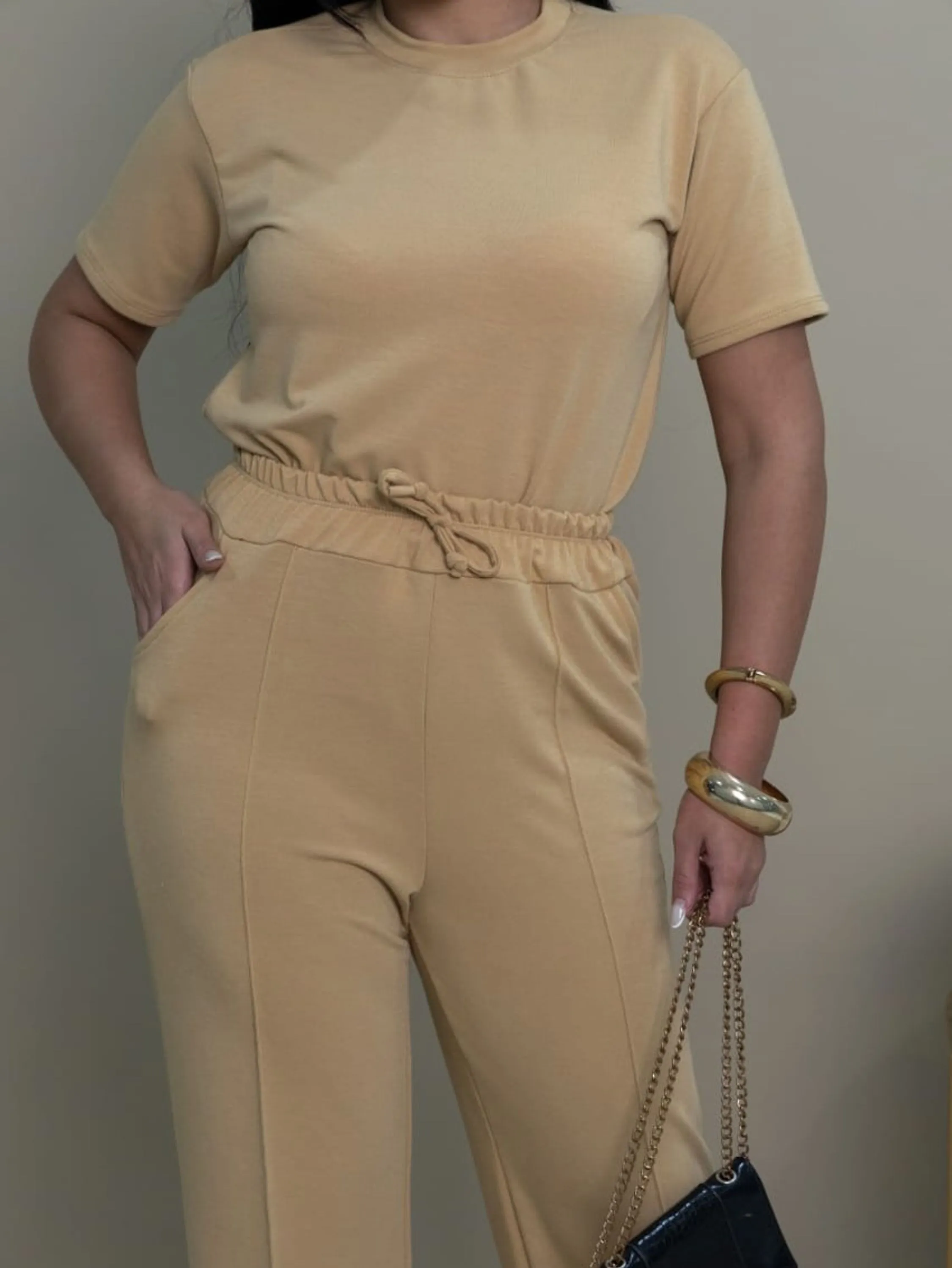 Conjunto de calça  moletinho