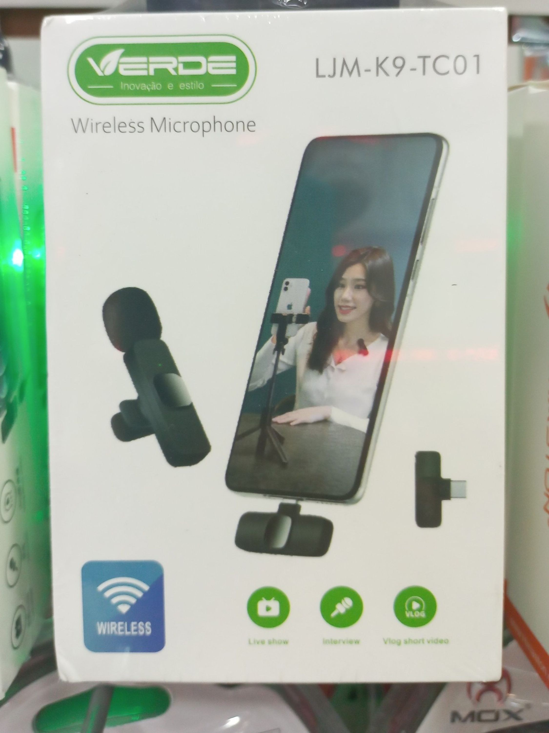 Microfone profissional pra vídeo 📹 sen fiu para todo tipo de celular