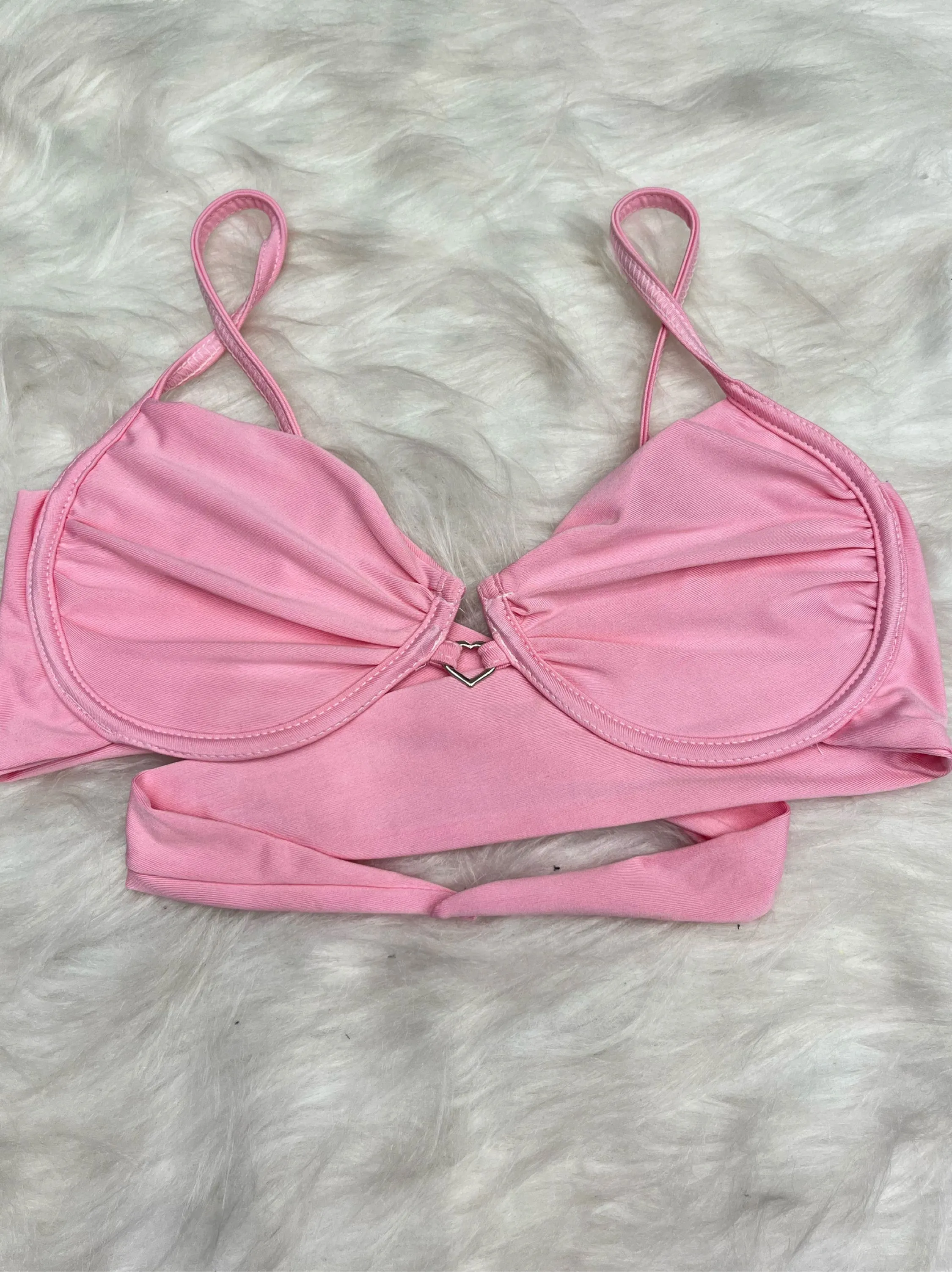 Cropped coração