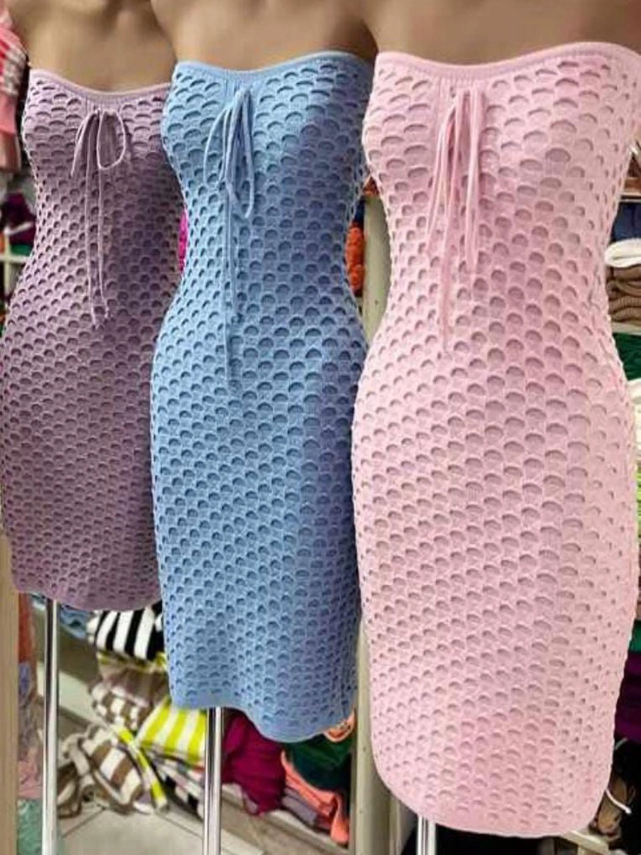 Vestido Feminino Escamado