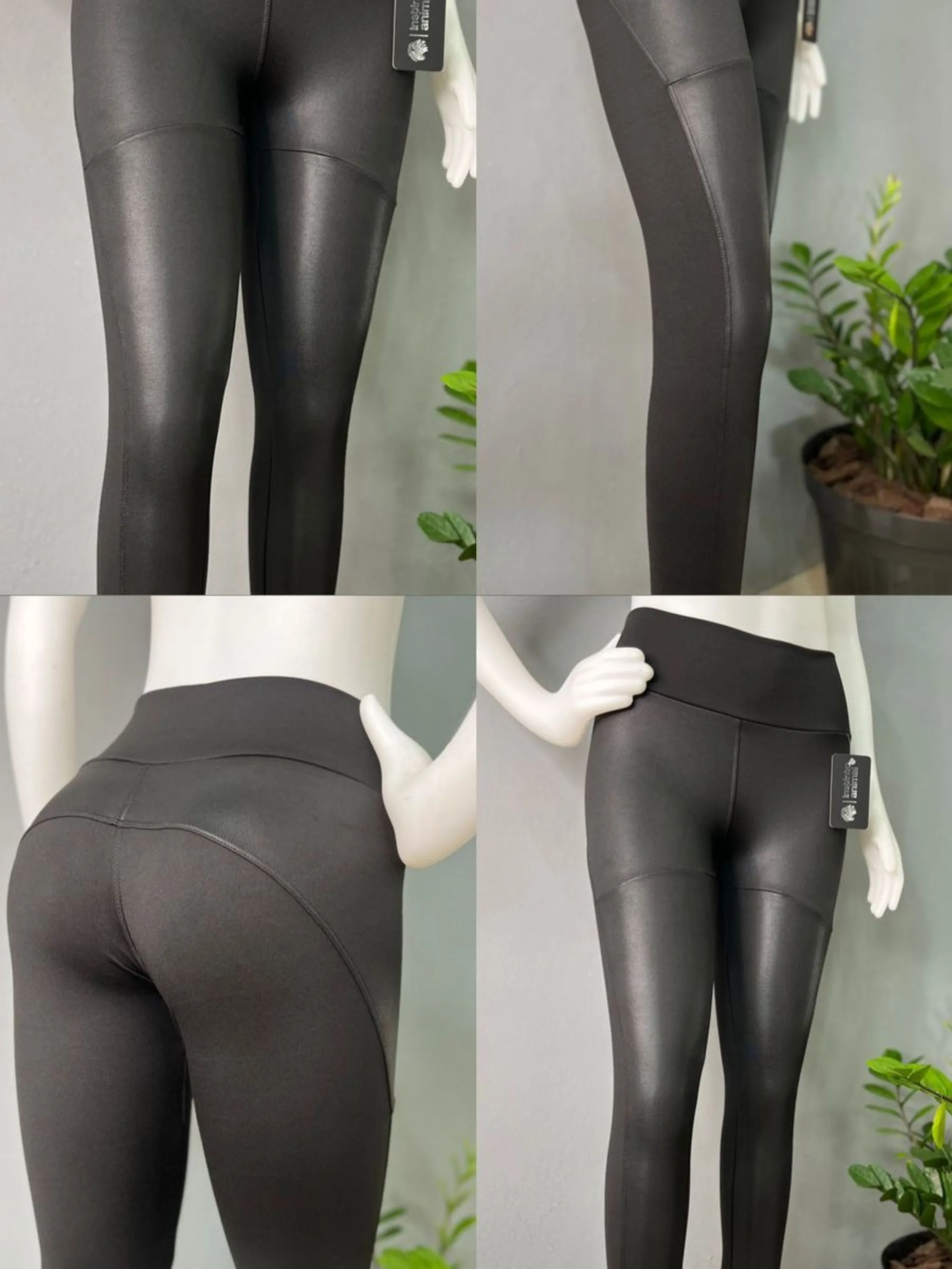 Calça legging detalhe frontal