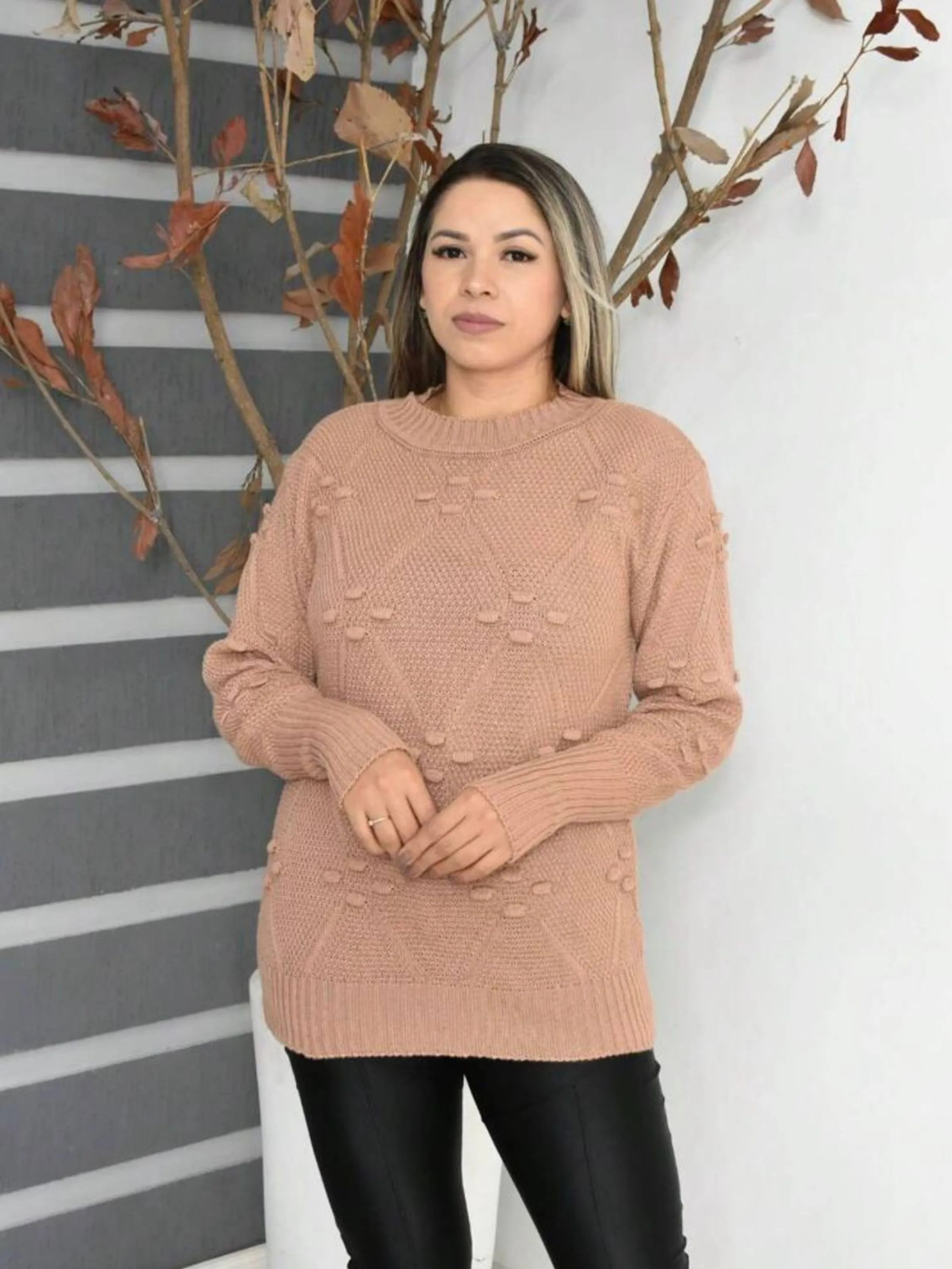 blusa tricot feminina