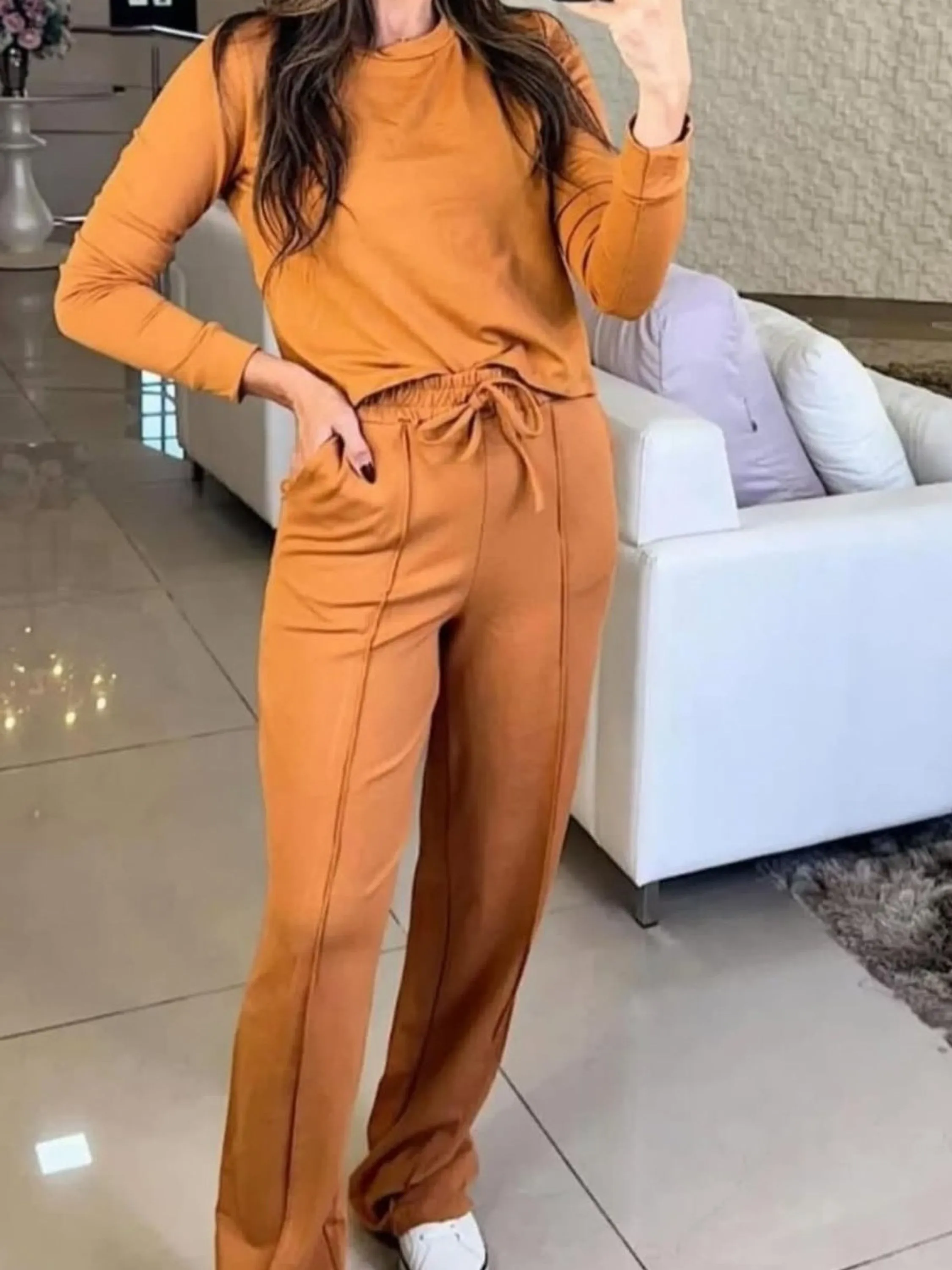 Conjunto Moletinho Blusa e Calça