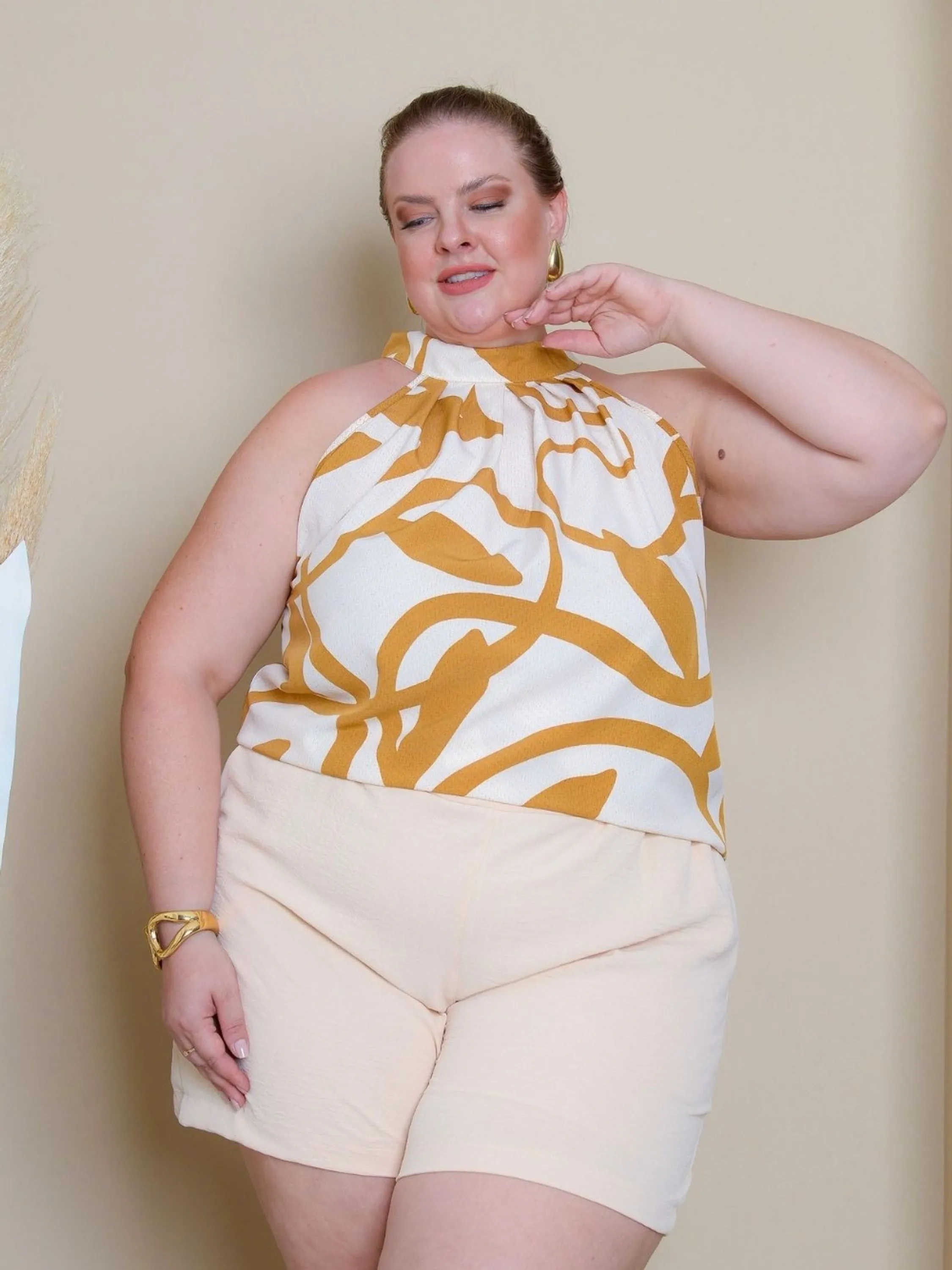 Blusa Regata Plus Size