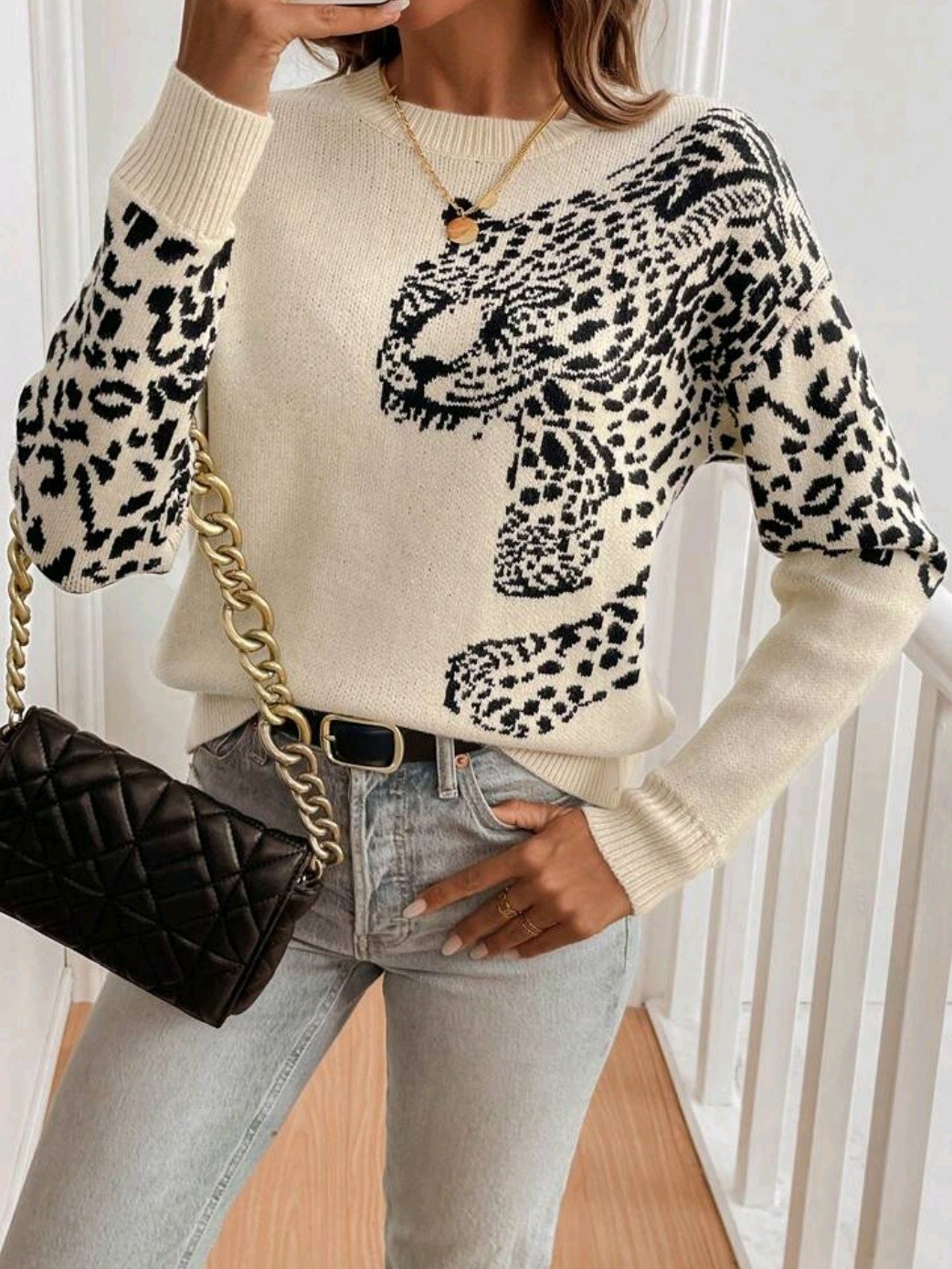 Blusa Animal Print Modal Importada