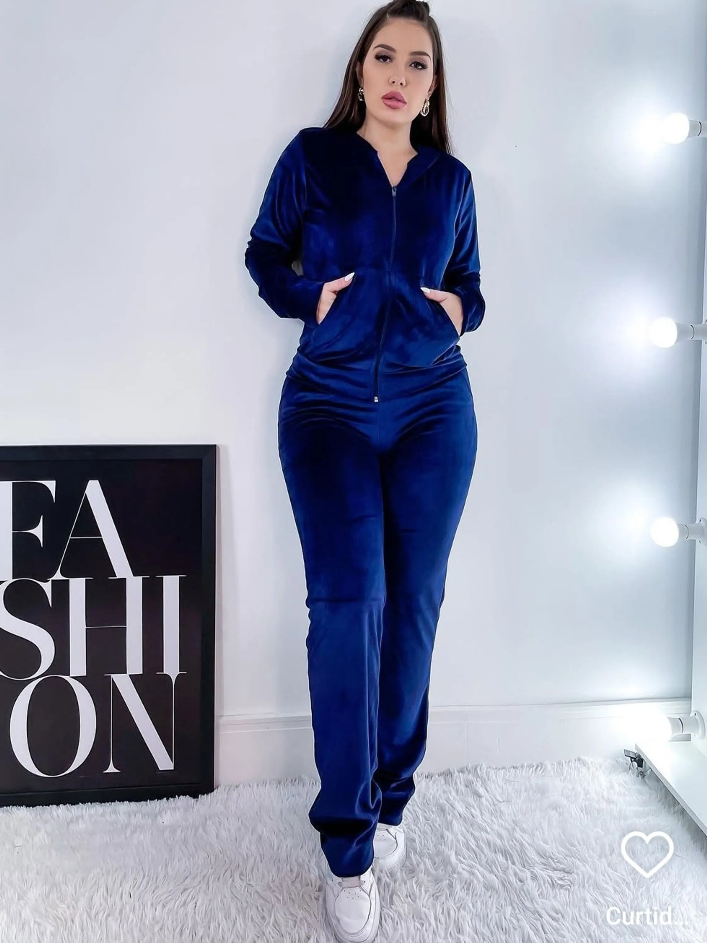 Conjunto Plush Jaqueta e Calça Premium