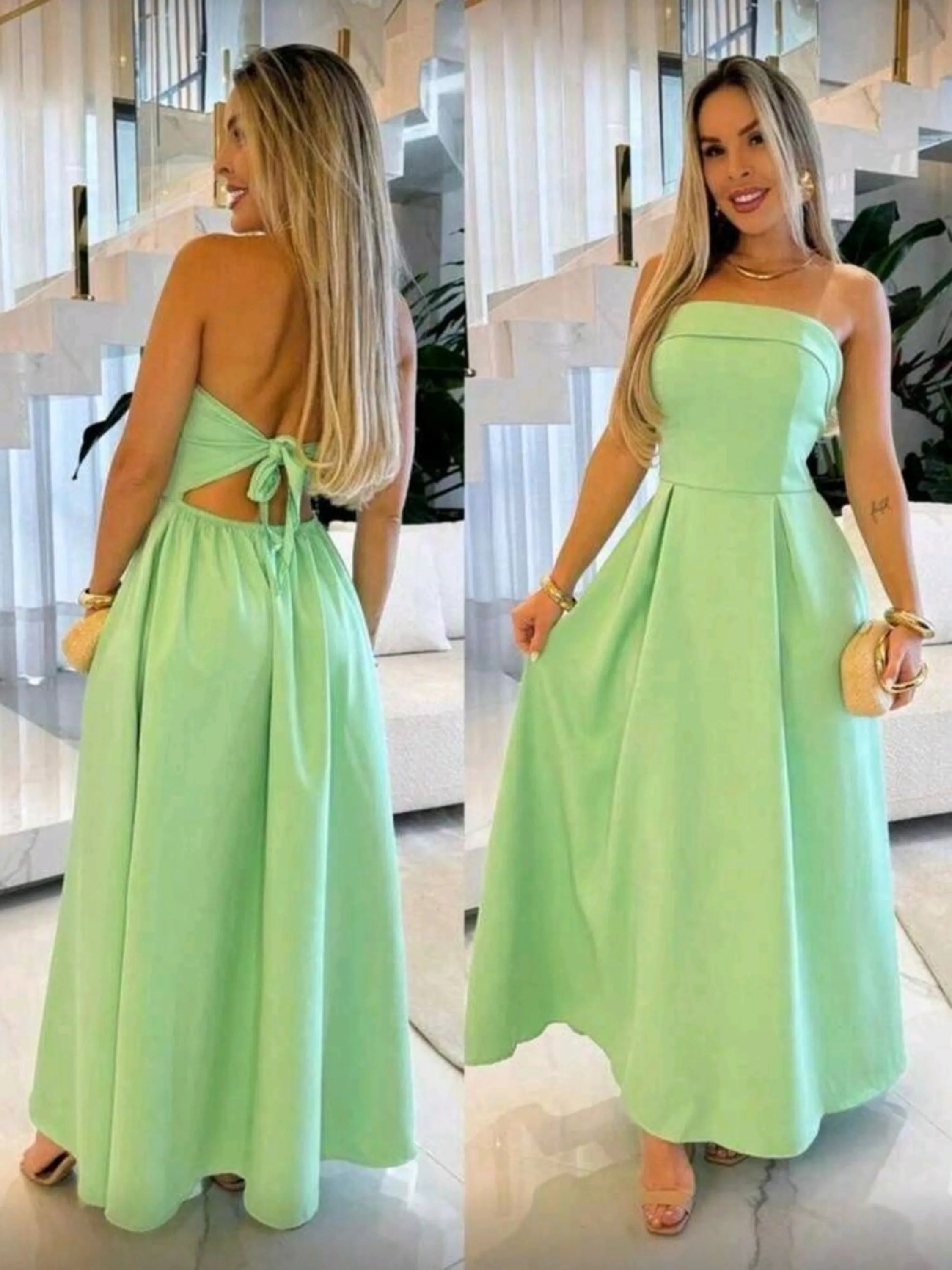 Vestido Longo Tomara que Caia Alfaiataria