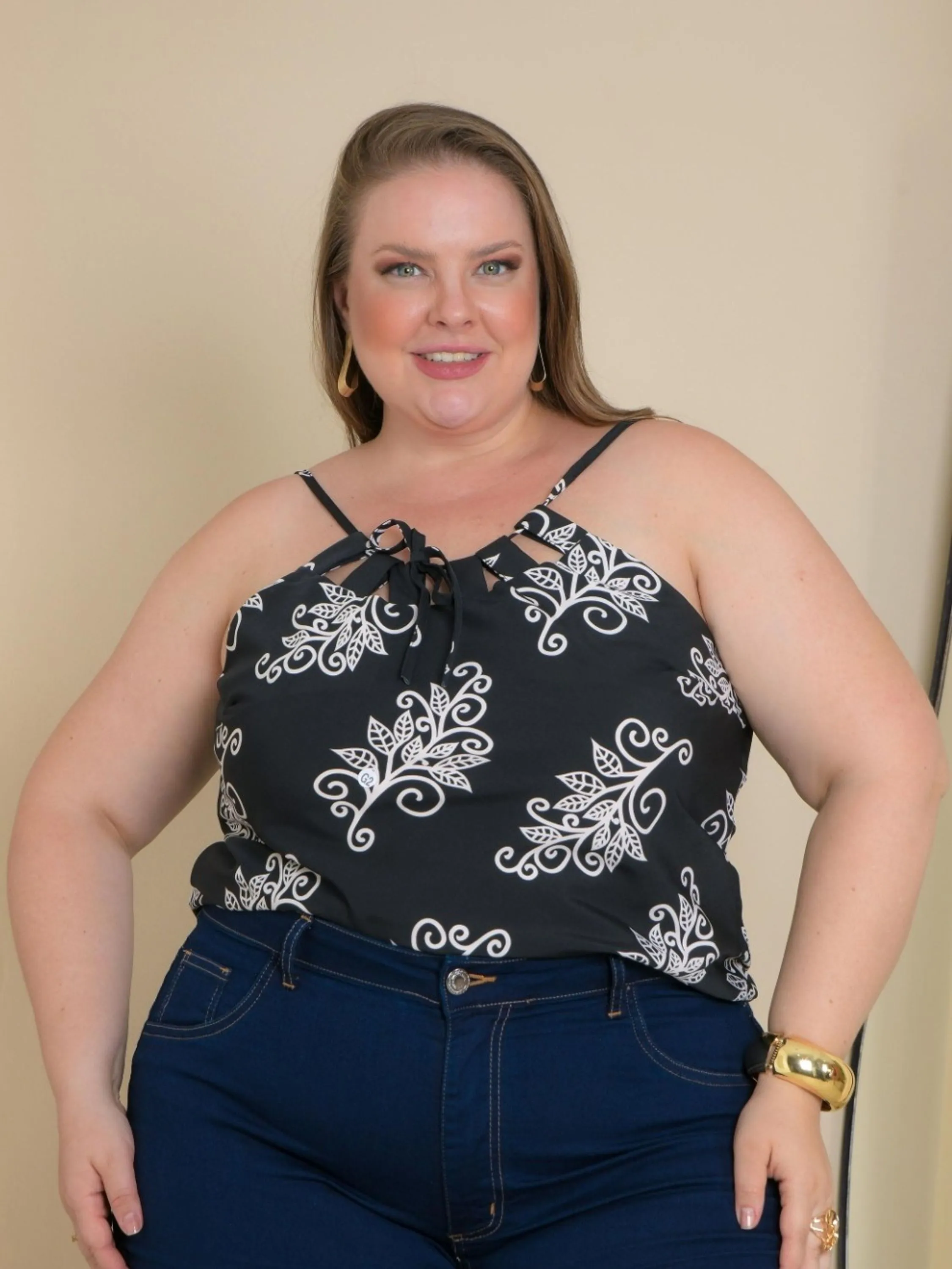 Blusa Regata Plus Size