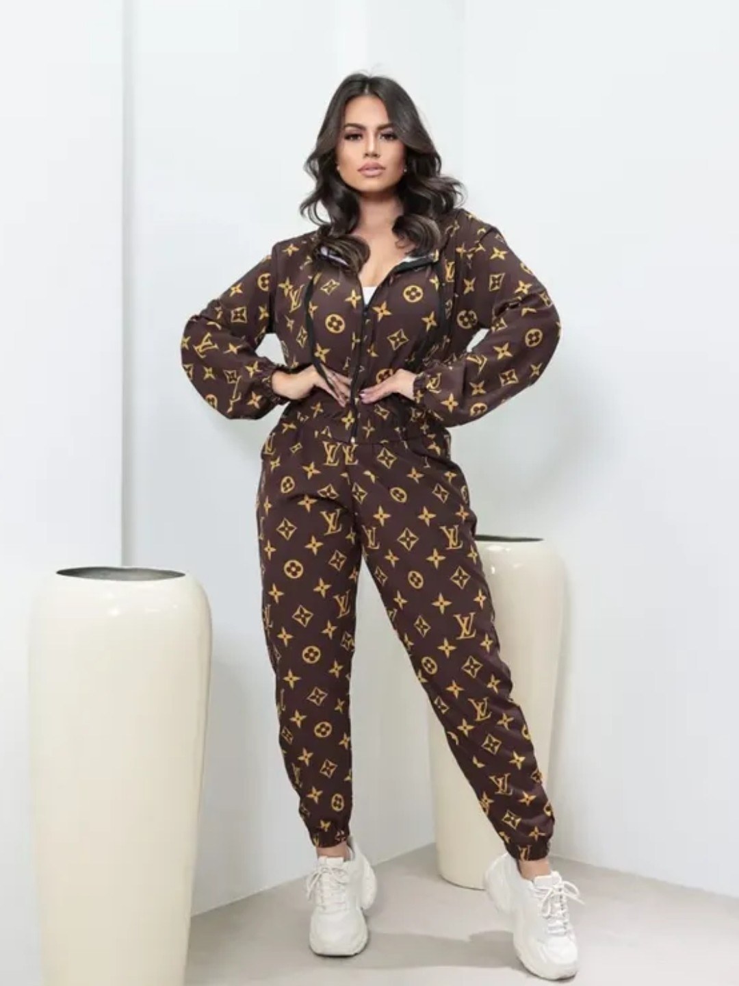Conjunto Estampado com Zíper