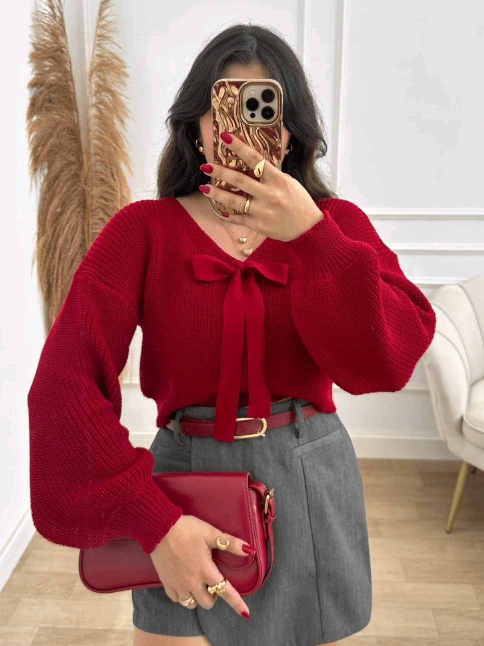 Blusa Tricot Laço Lançamento