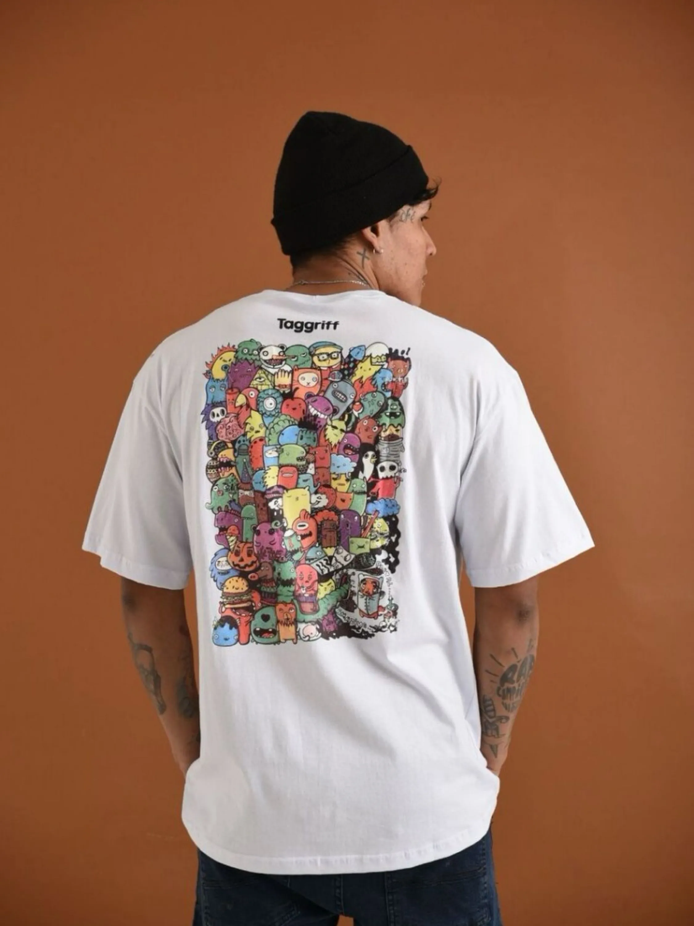 Camisa Oversized  Camiseta Larga Streetwear Oversize #012