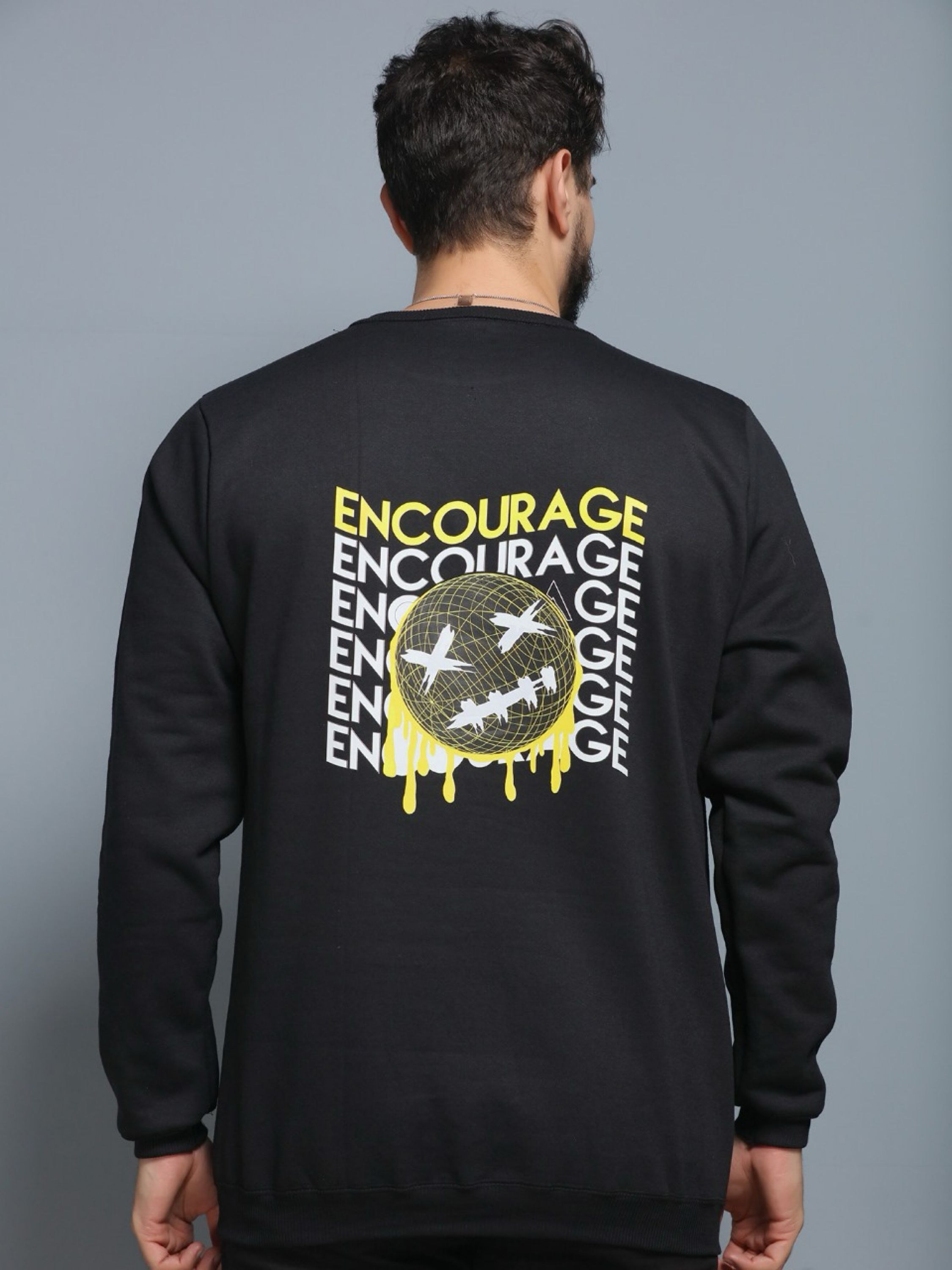 Blusa Moletom Mascluno Com Estampado Back Street Top #AGE