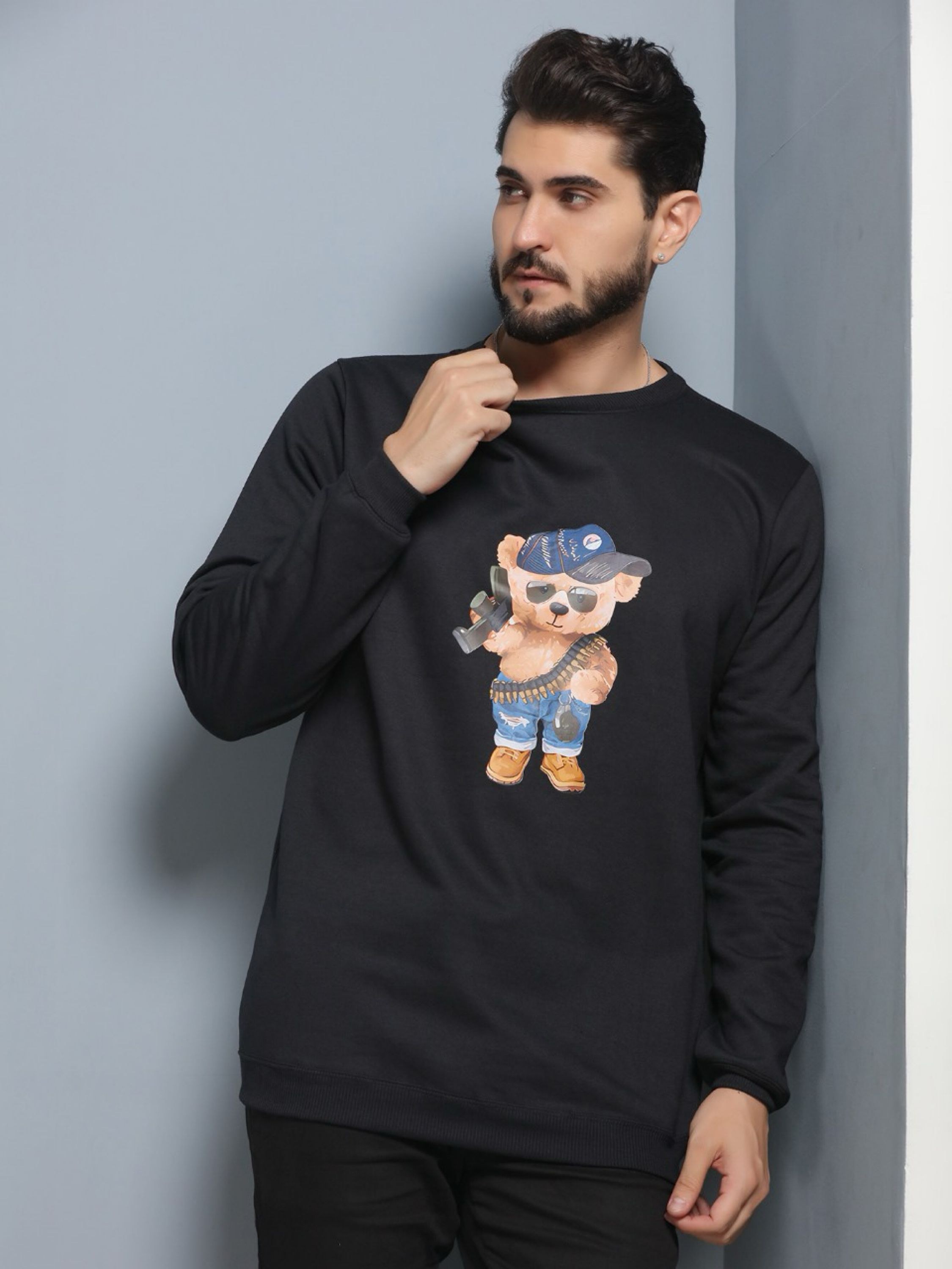 Blusa Moletom Mascluno Com Estampado Back Street Top #XX