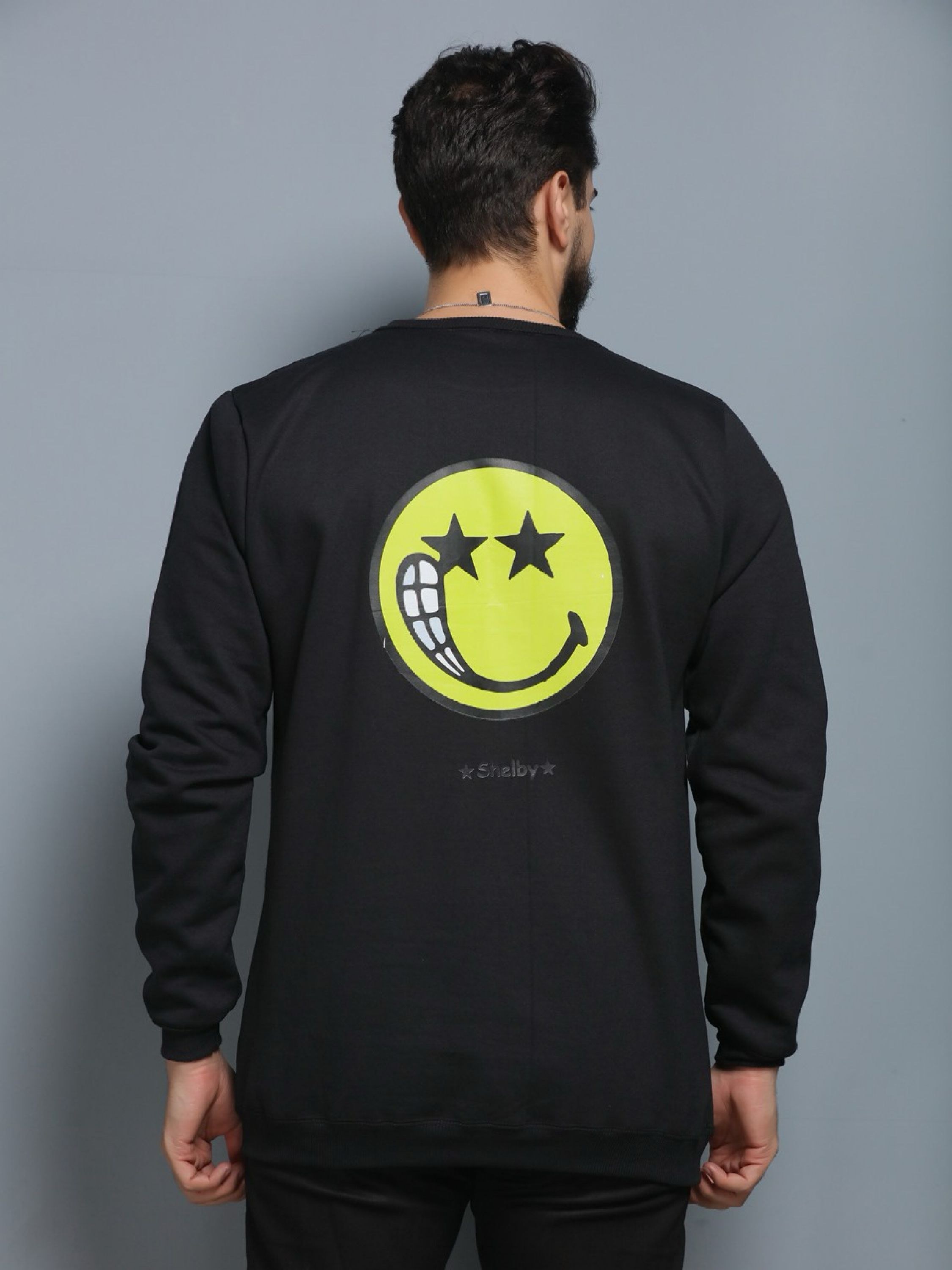 Blusa Moletom Mascluno Com Estampado Back Street Top #CMXL