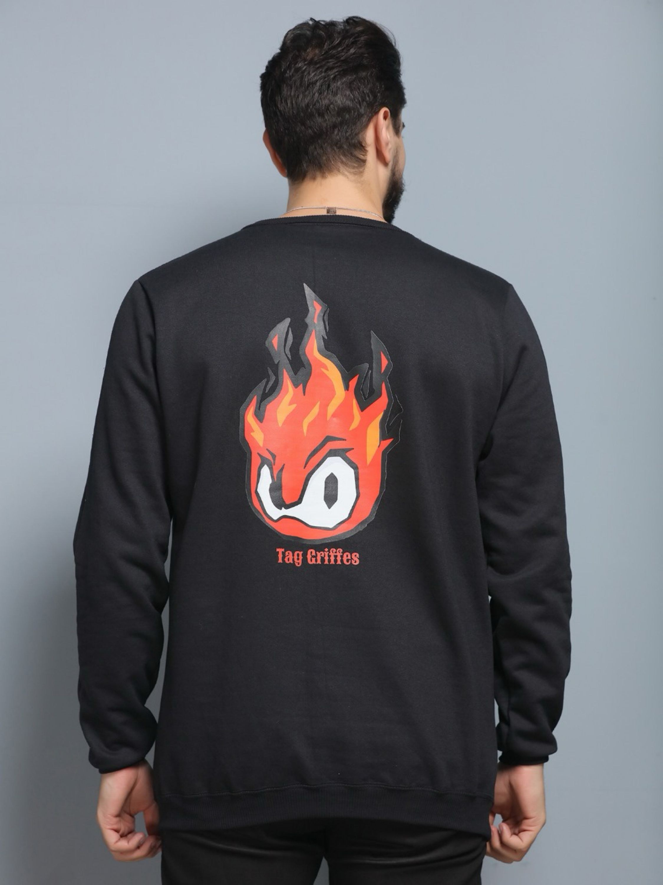 Blusa Moletom Mascluno Com Estampado Back Street Top #011