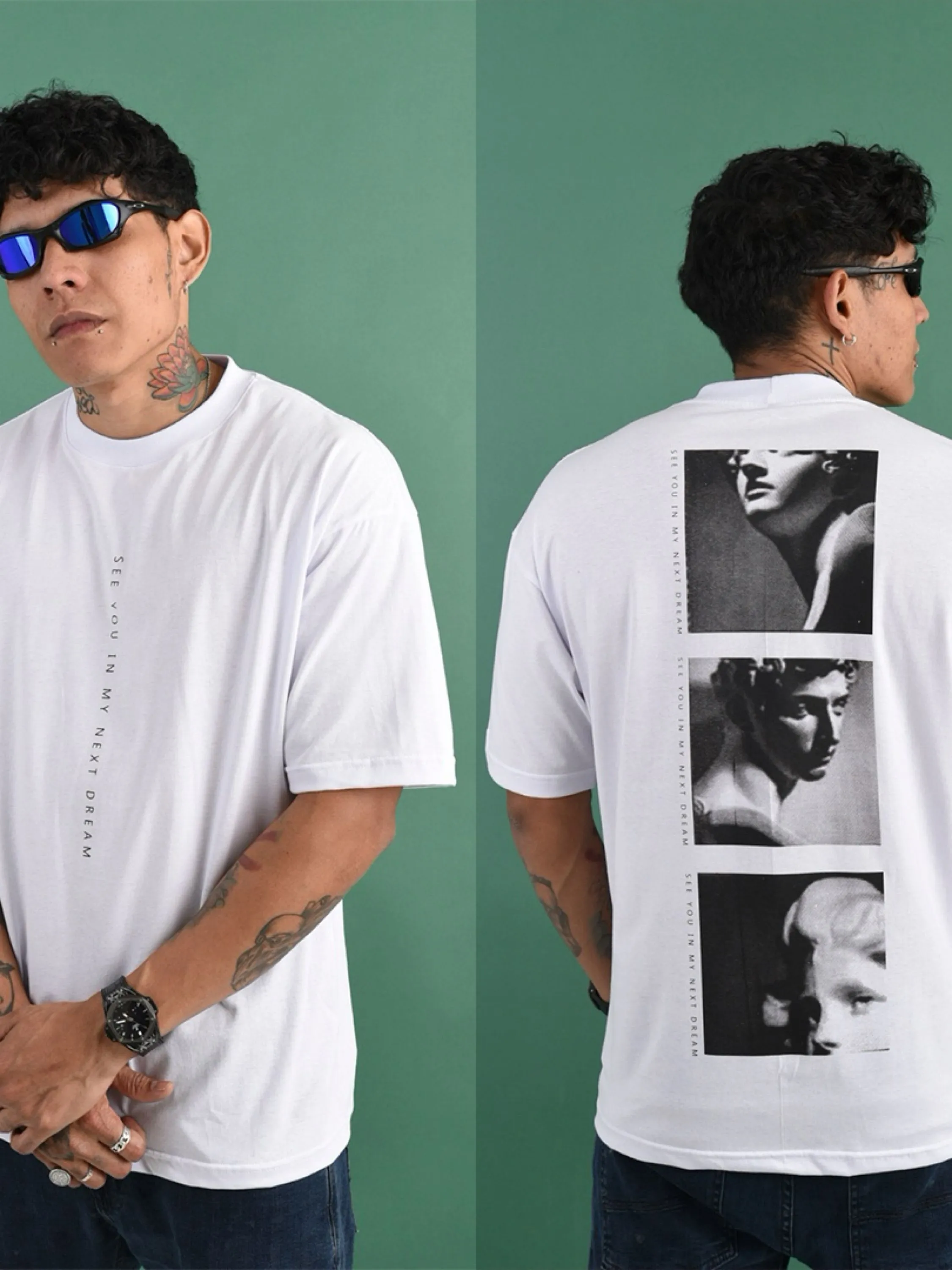 Camisa Oversized  Camiseta Larga Streetwear Oversize #006B