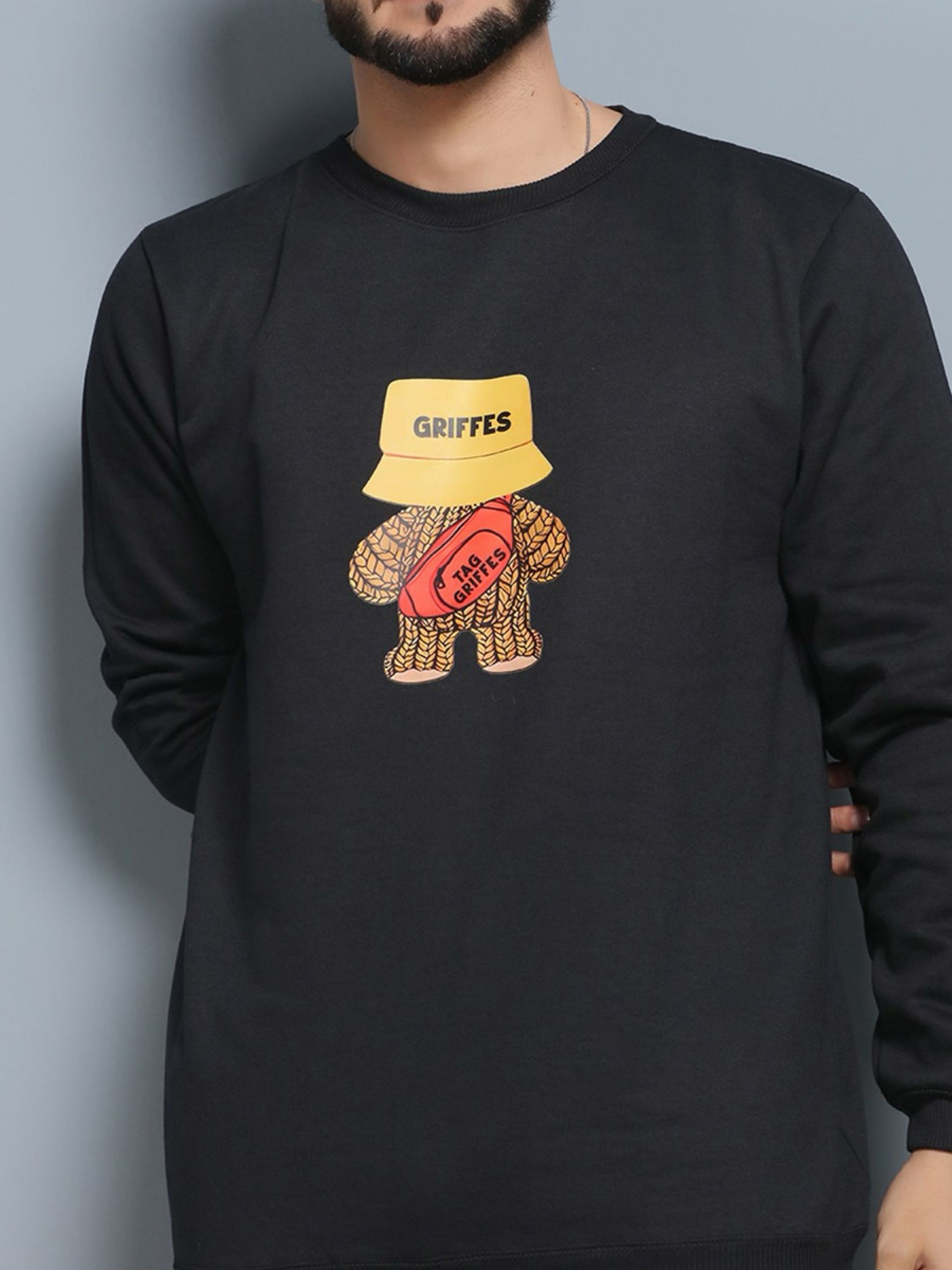 Blusa Moletom Mascluno Com Estampado Back Street Top #XXMZ