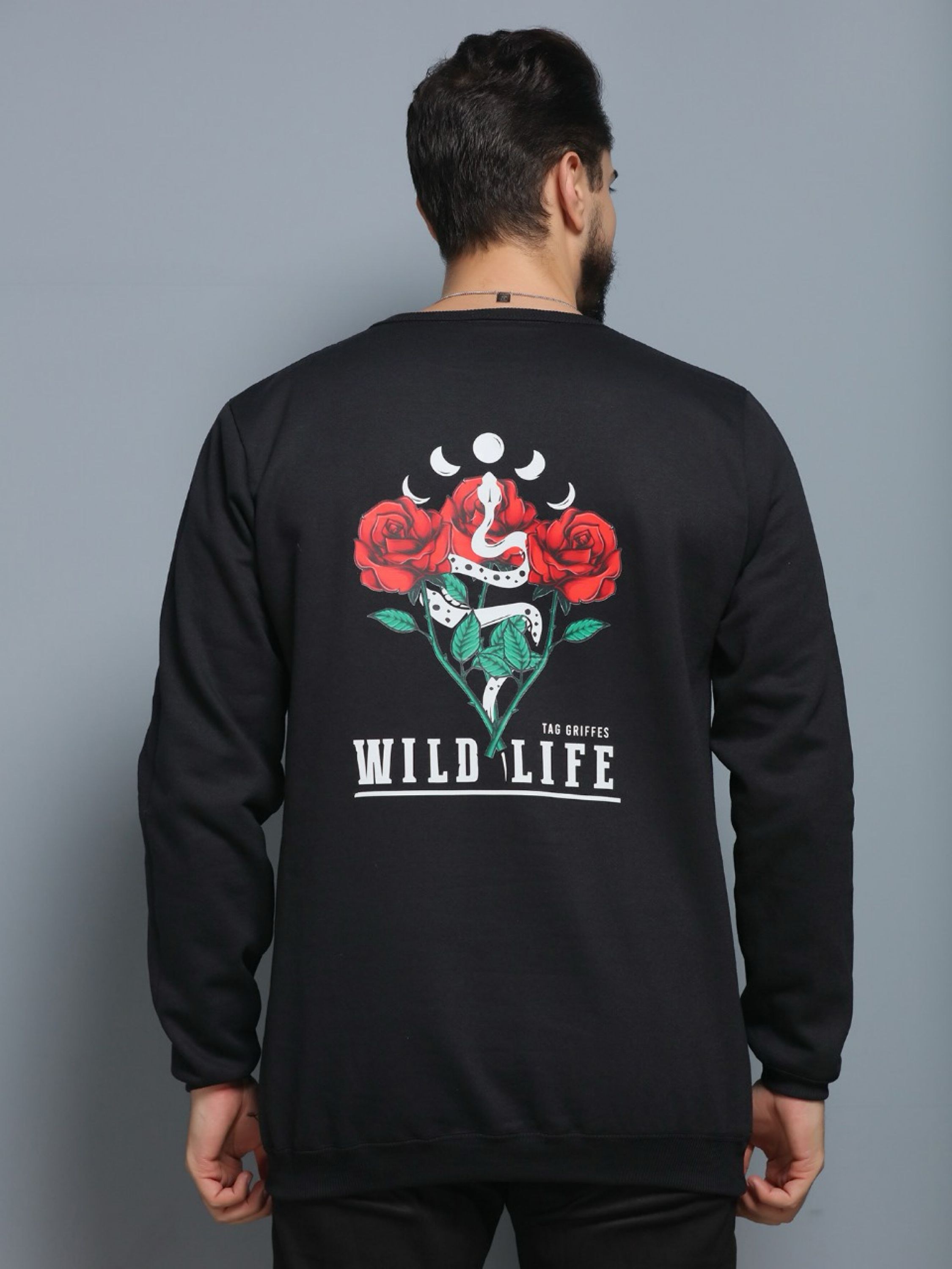 Blusa Moletom Mascluno Com Estampado Back Street Top #013