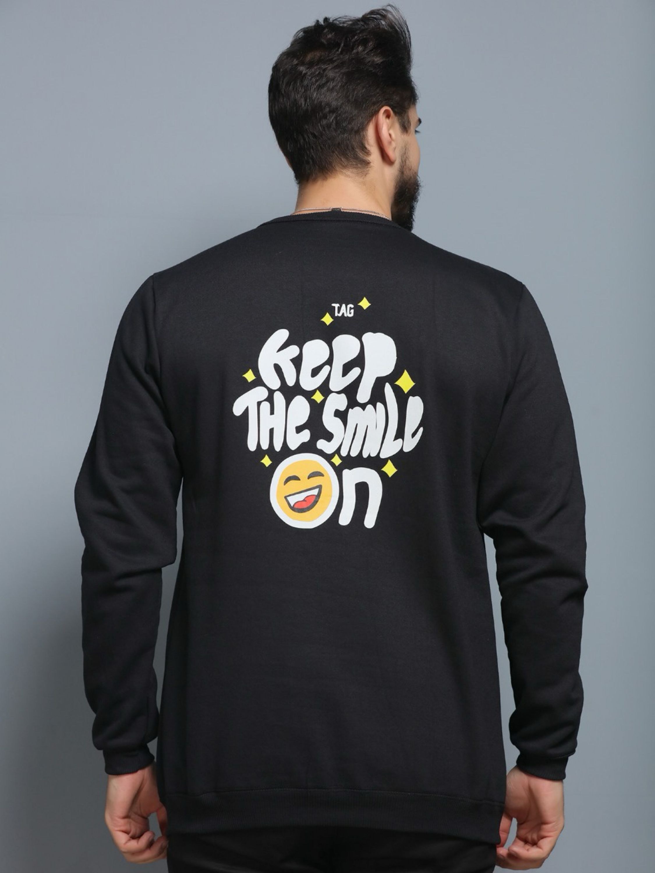 Blusa Moletom Mascluno Com Estampado Back Street Top #022