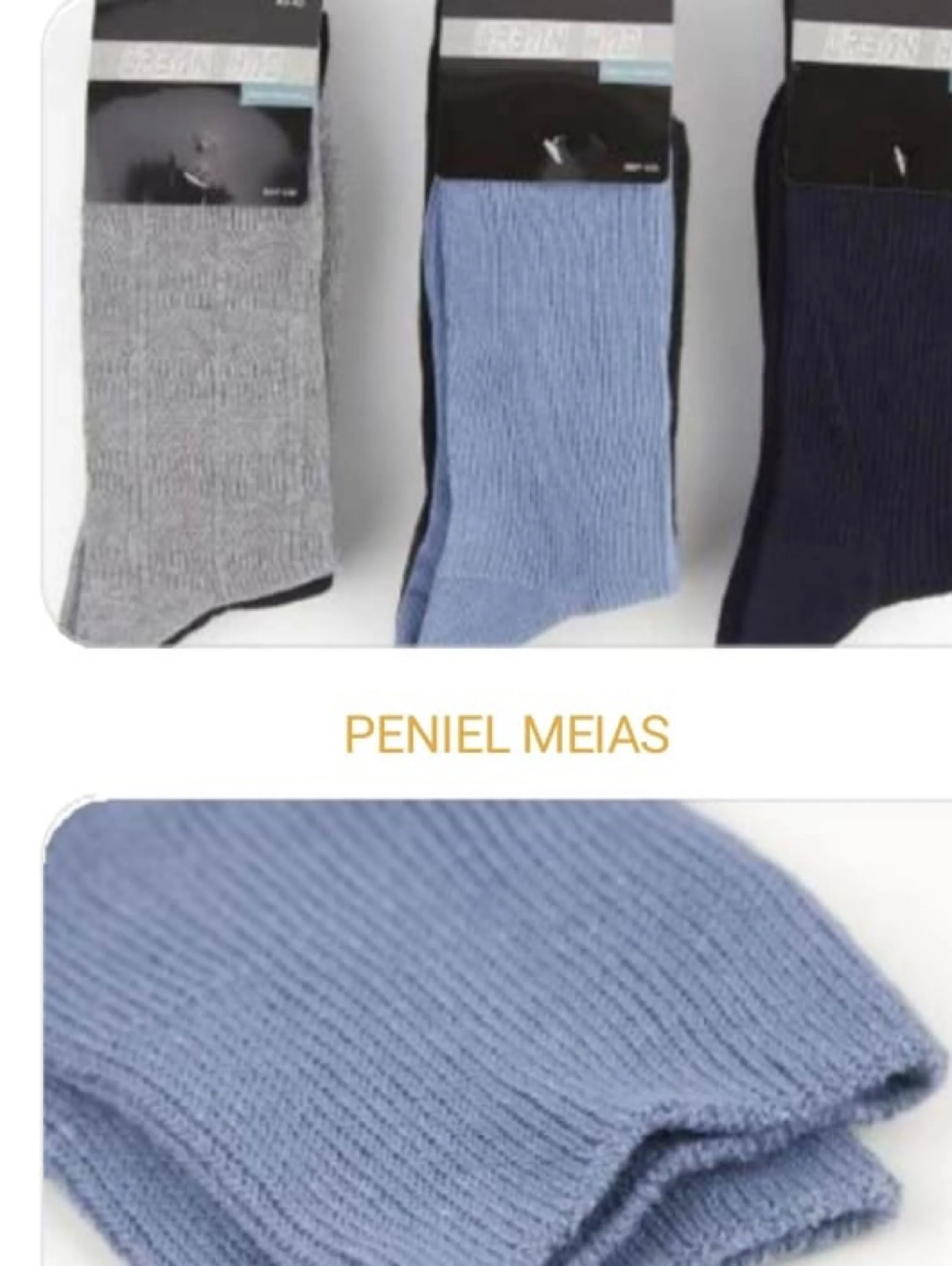 Kit com 12 Pares de Meia Social Algodão Sport Masculina!!