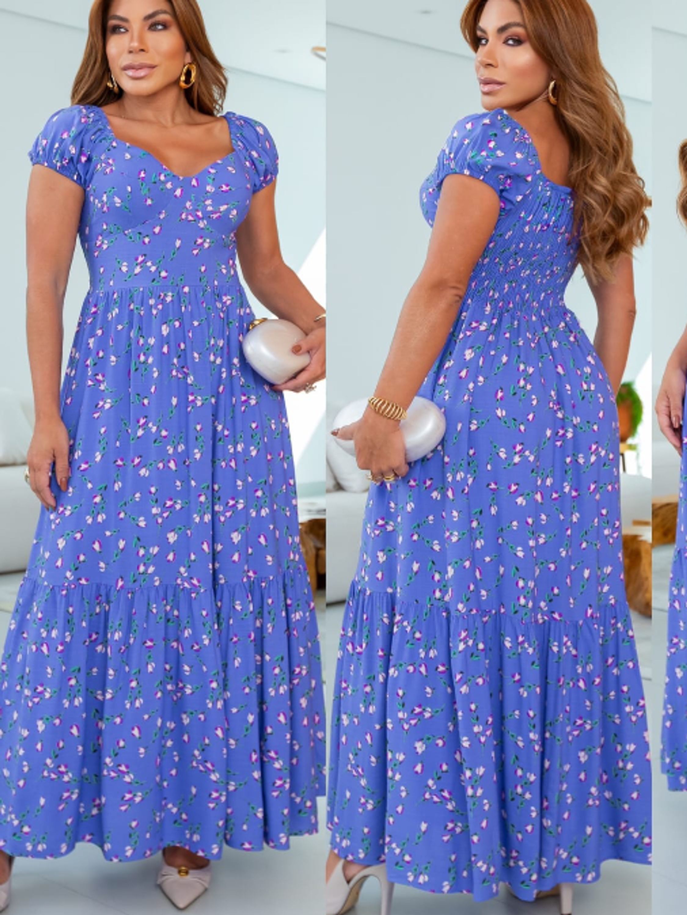 Vestido Longo floral