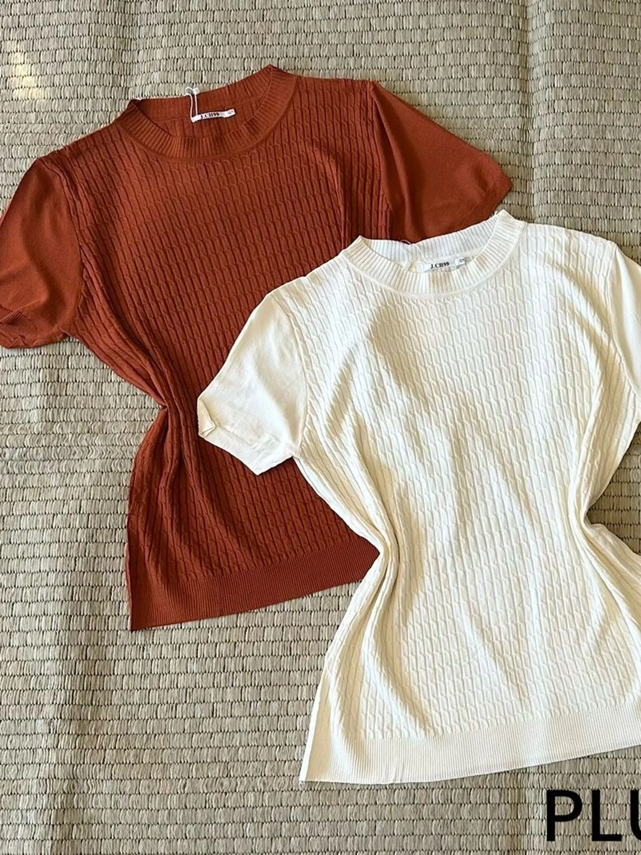 Blusa Modal canelado Plus
