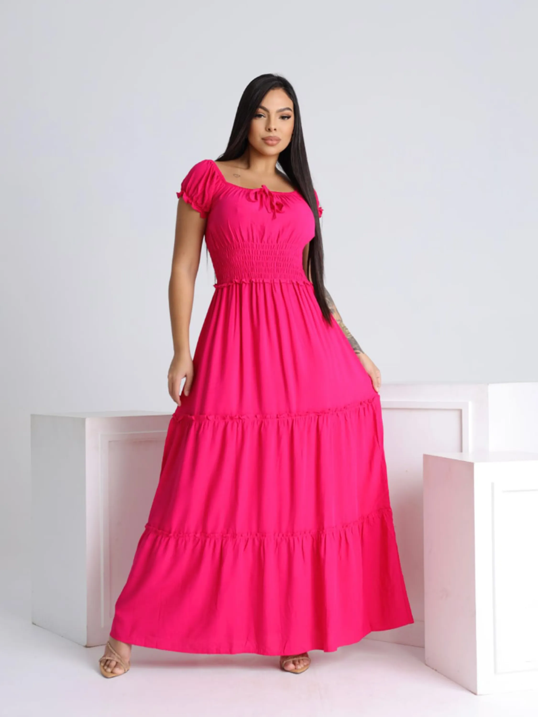 VESTIDO LONGO CIGANINHA FLUFLU VLZ