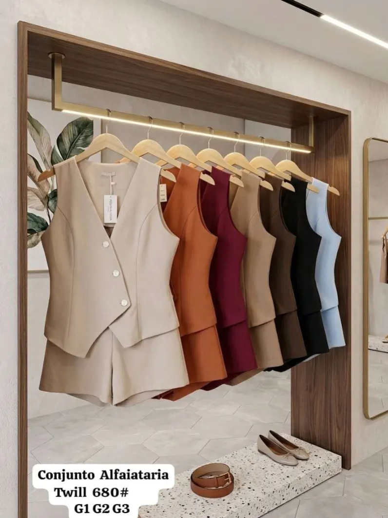 Conjunto Alfaiataria Twill 680# G1 G2 G3