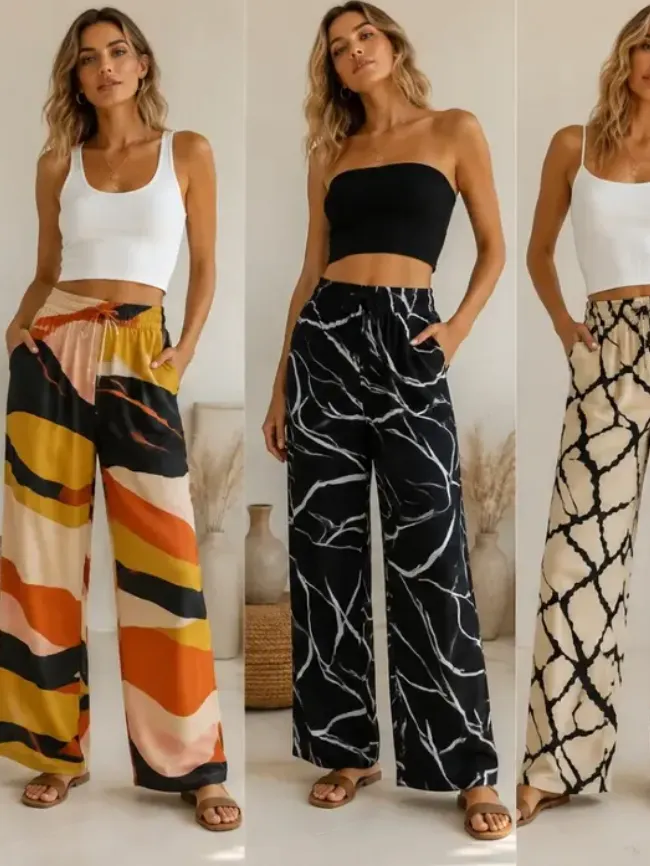 Calça Viscolaycra Com Bolso M G GG