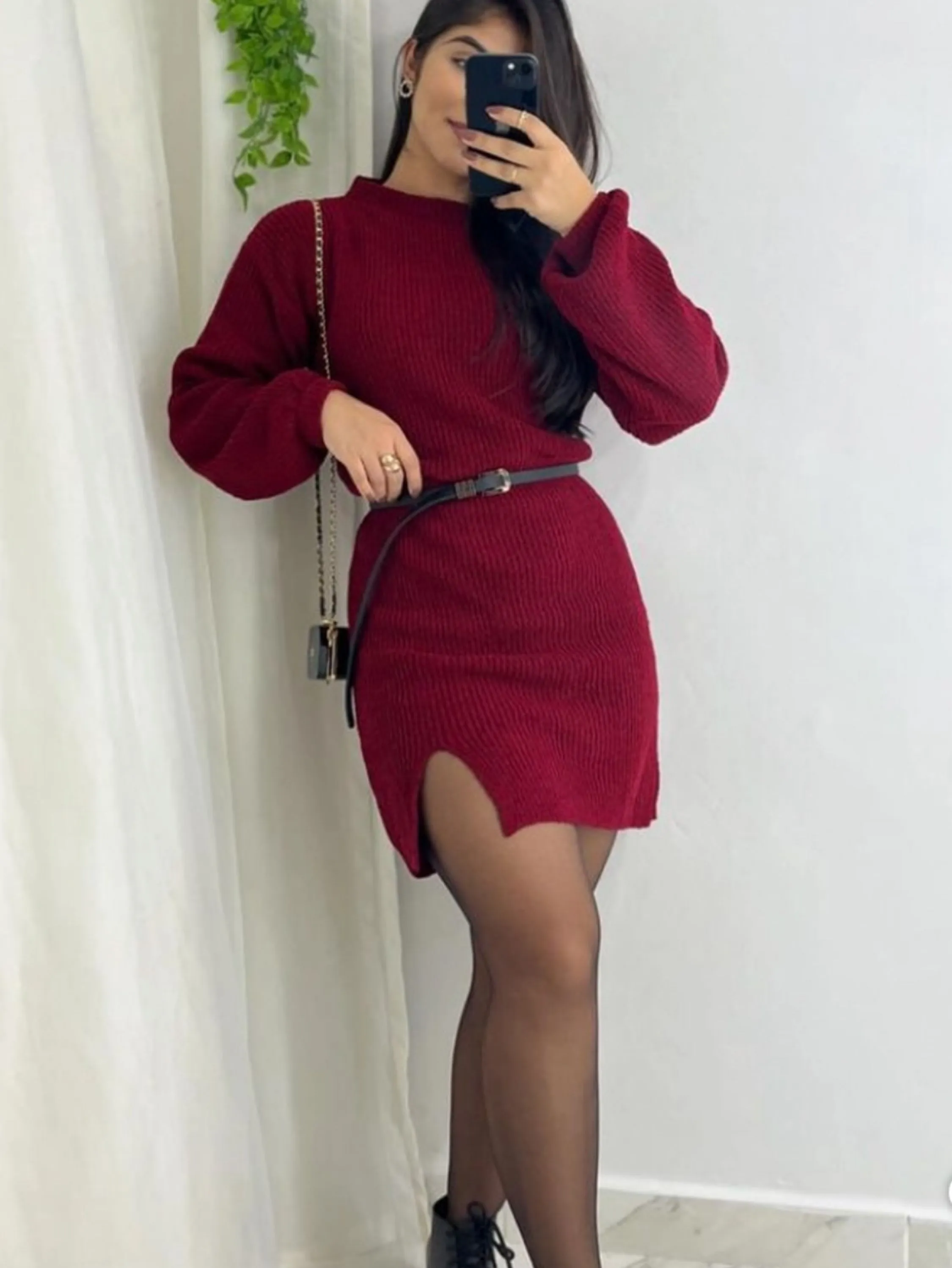 Vestido mousse curto feminino