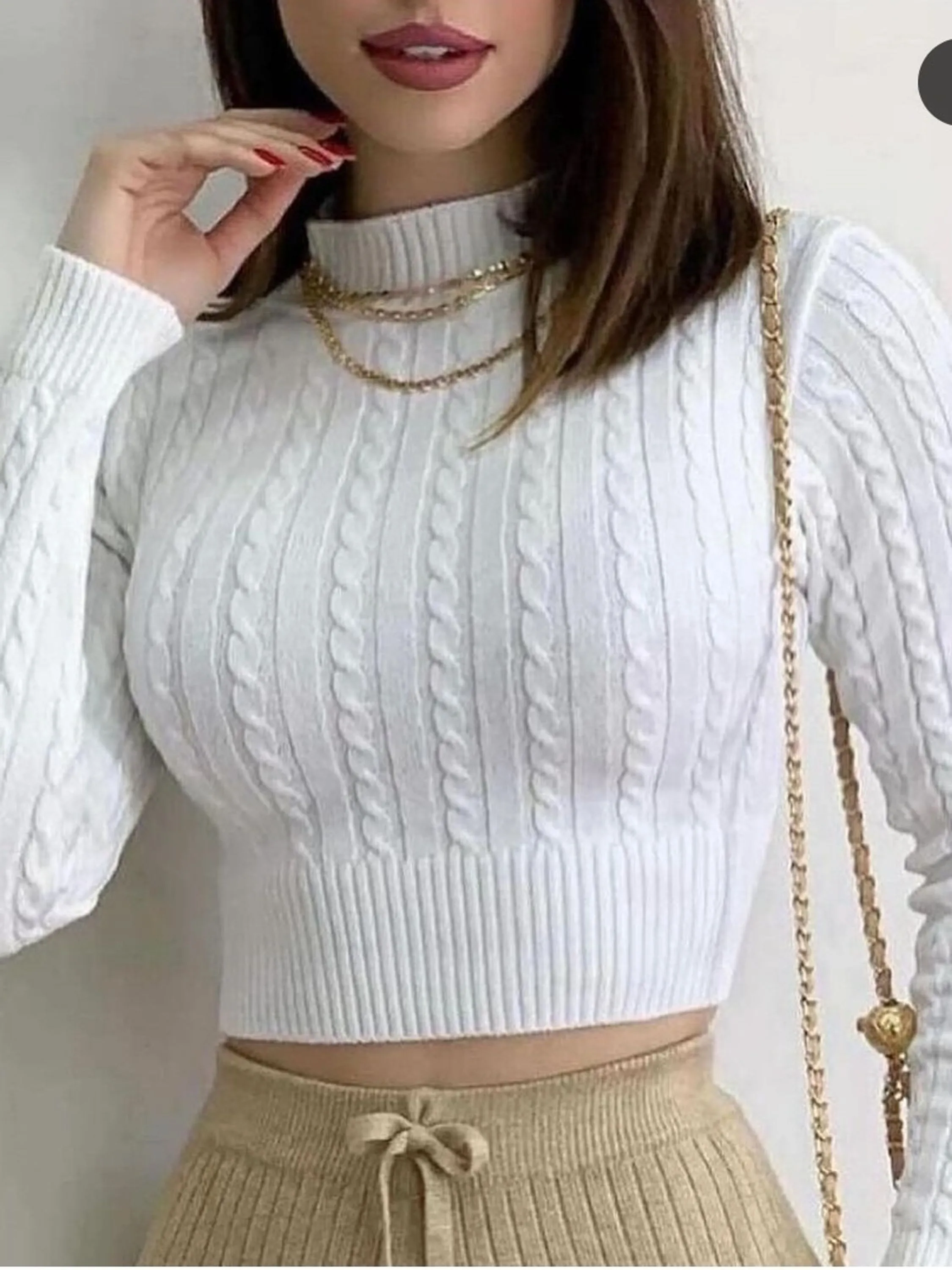 Blusa Modal Inverno Trança