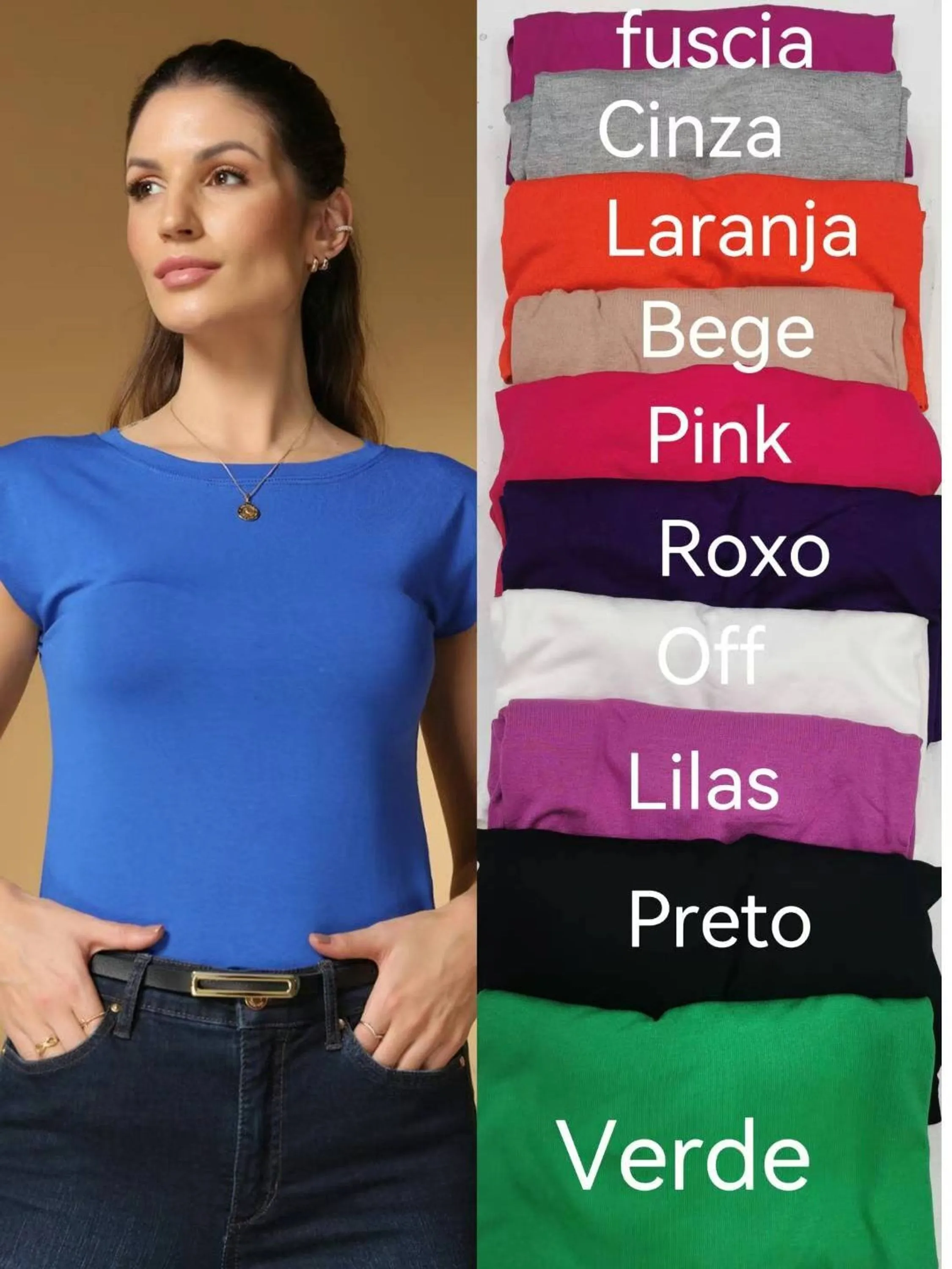 Blusa Básica Viscolaycra