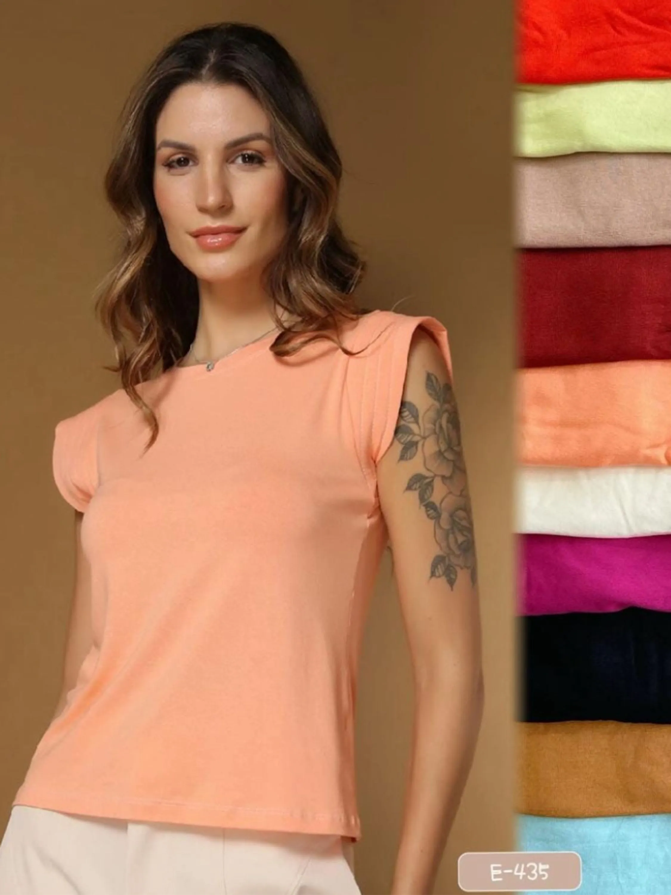 Blusa regatas feminina muscle tee casual Trabalho moda