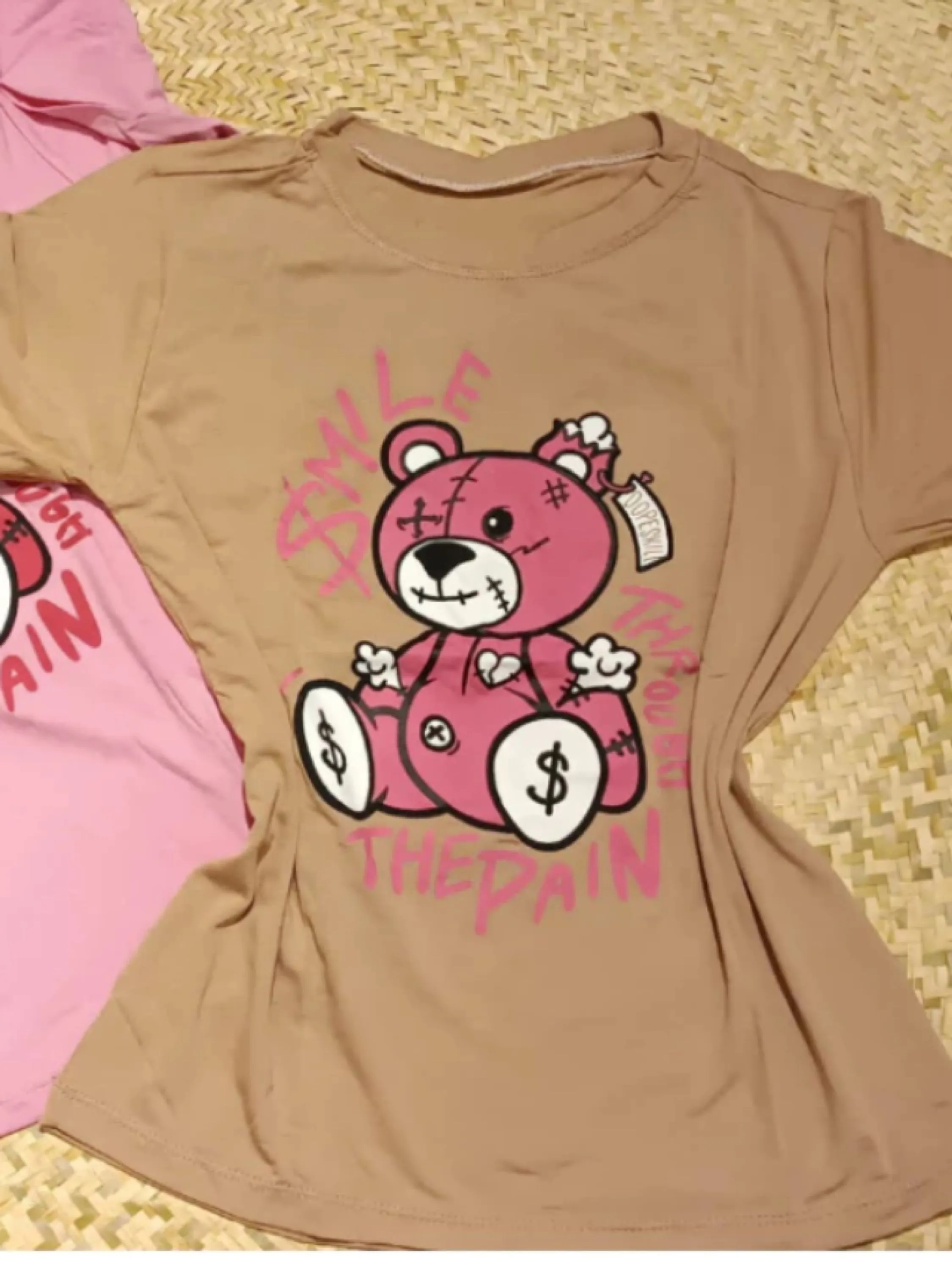 Camiseta T-shirt Feminina Estampada URSO VIOLENTO